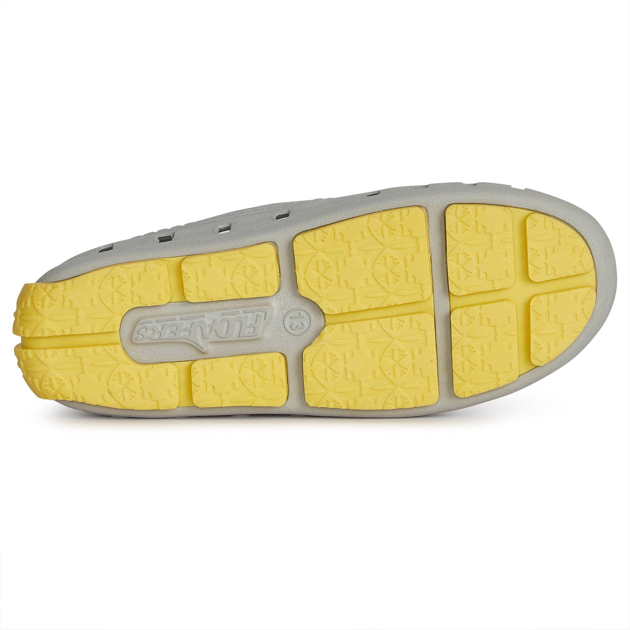 Floafers Prodigy Driver: Harbor Mist Gray/Lemon Tonic