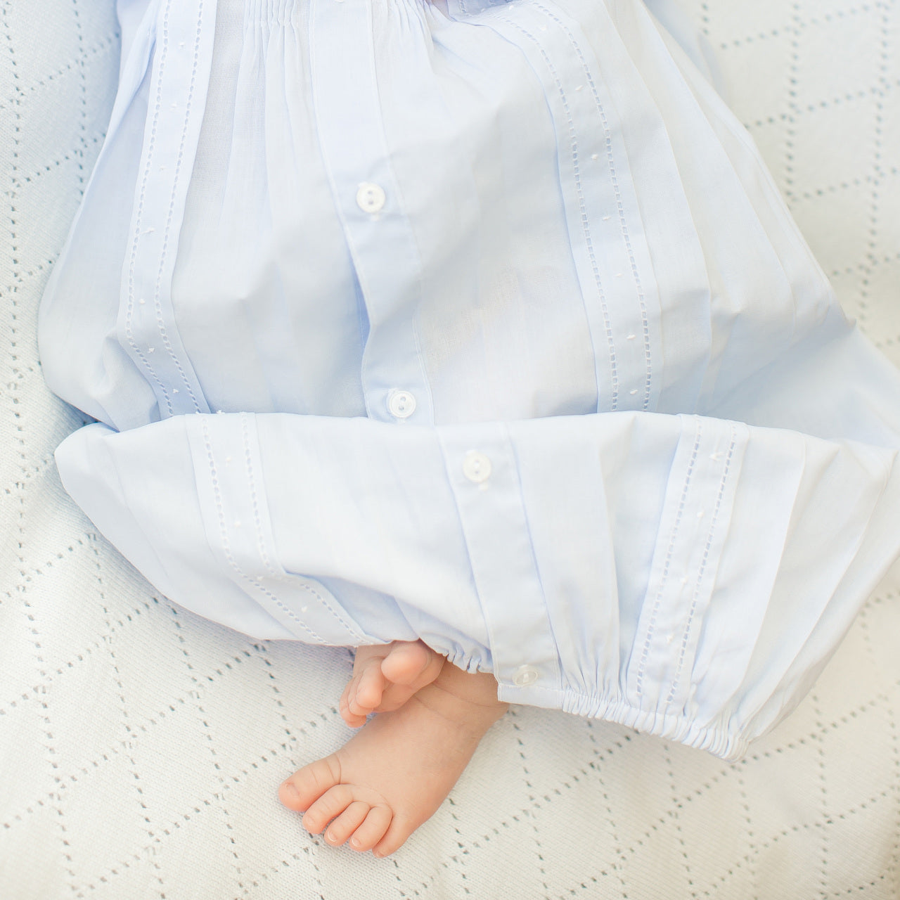Feltman Brothers Boys Dot Take Me Home Gown & Hat Set