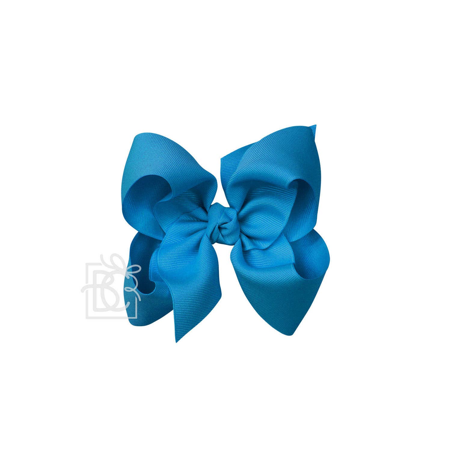 5.5" Hairbow on Alligator Clip: Blue Magic