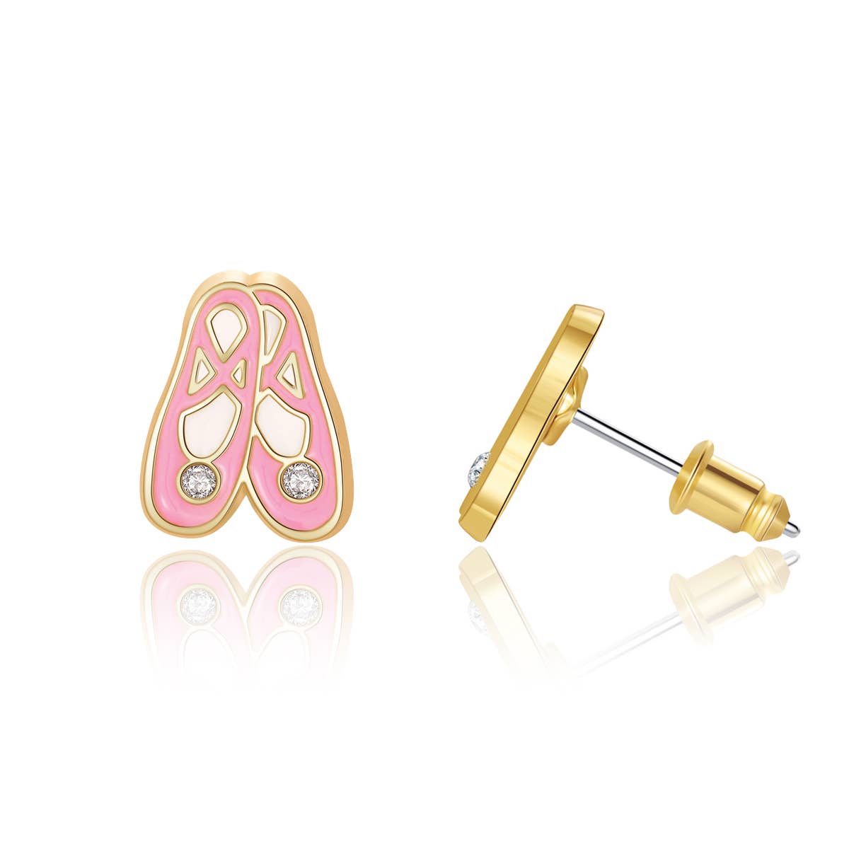 Ballet Slippers Cutie Stud Earrings for Girls