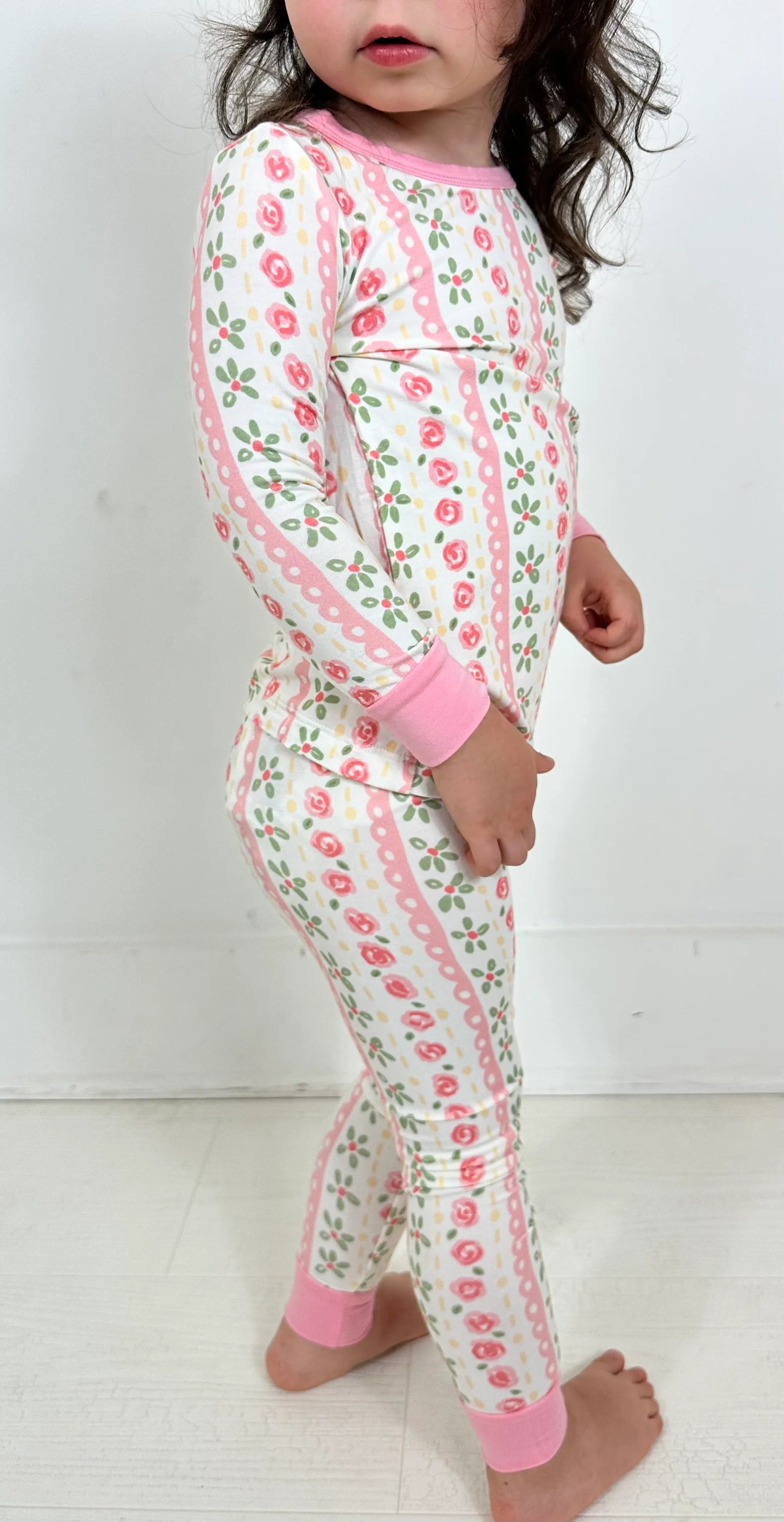 2-Piece Bamboo Pajamas: Cottage Garden