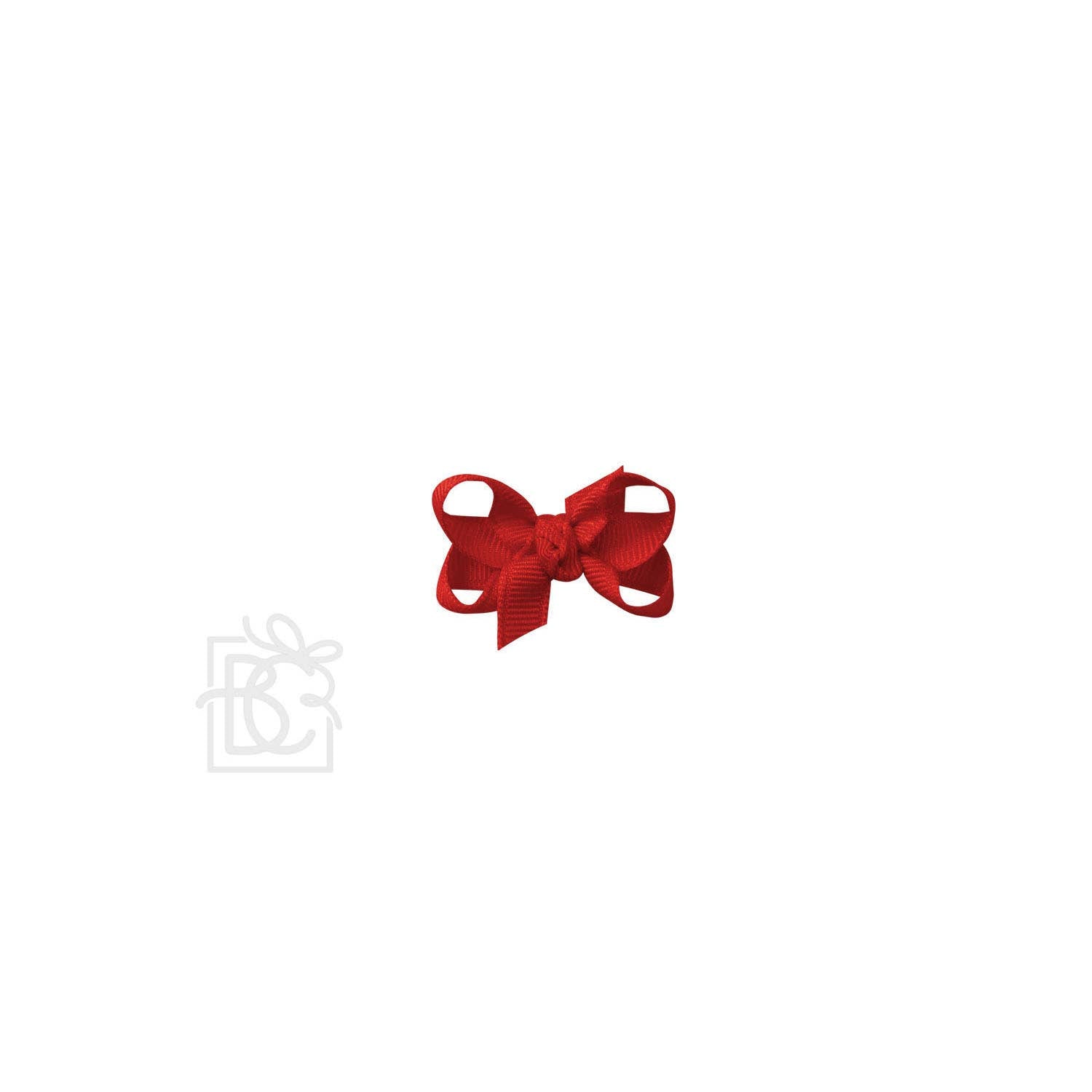 4.5" Hairbow on Alligator Clip: Cranberry
