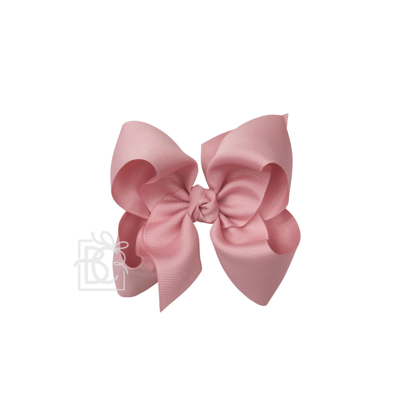 5.5" Hairbow on Alligator Clip: Mauve