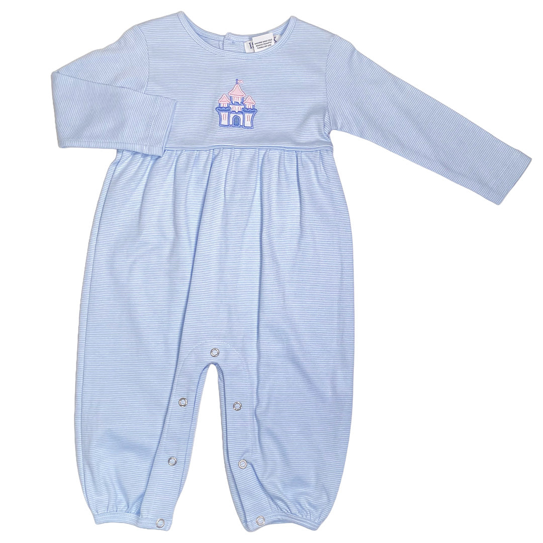 Castle Applique Girls Romper