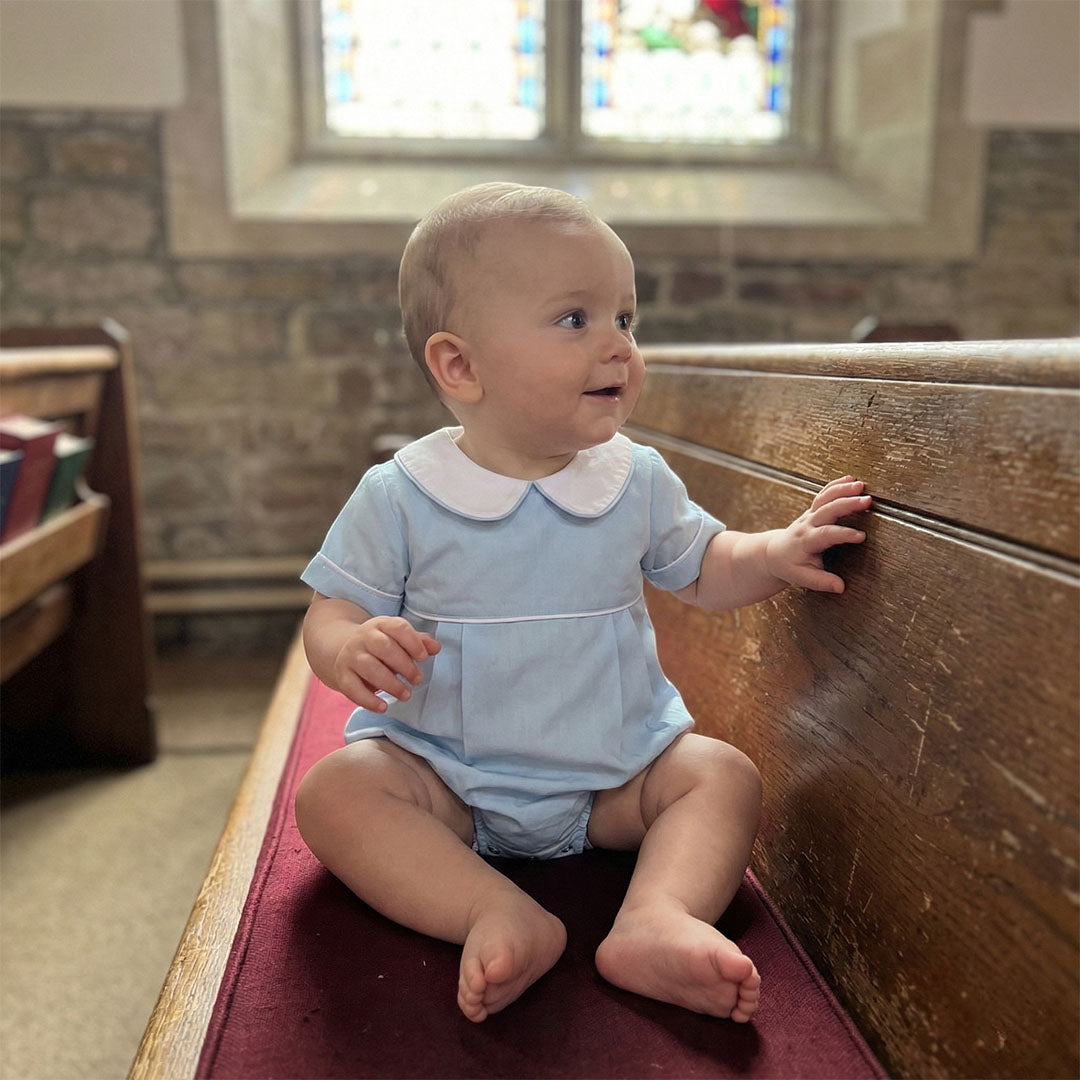 Blue Poplin Boy&