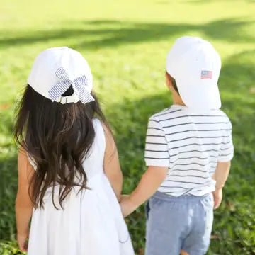 American Flag Bow Baseball Hat