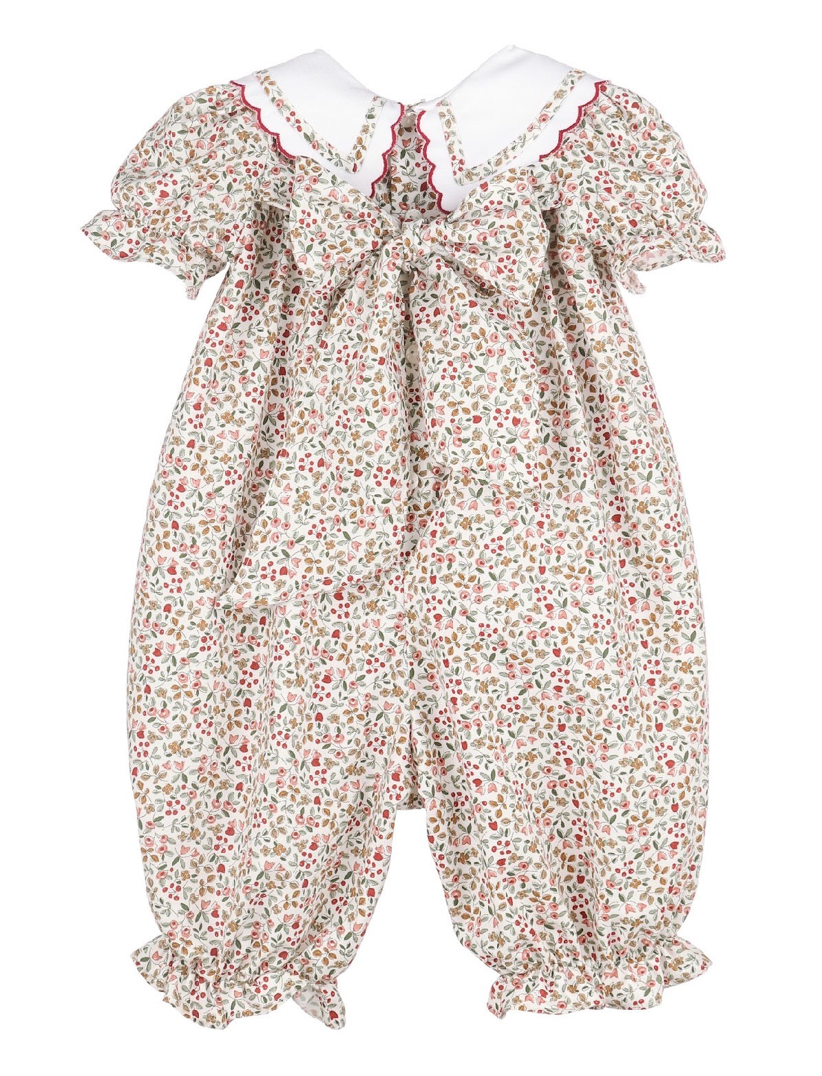 Claret Berries & Blooms Longall: Red