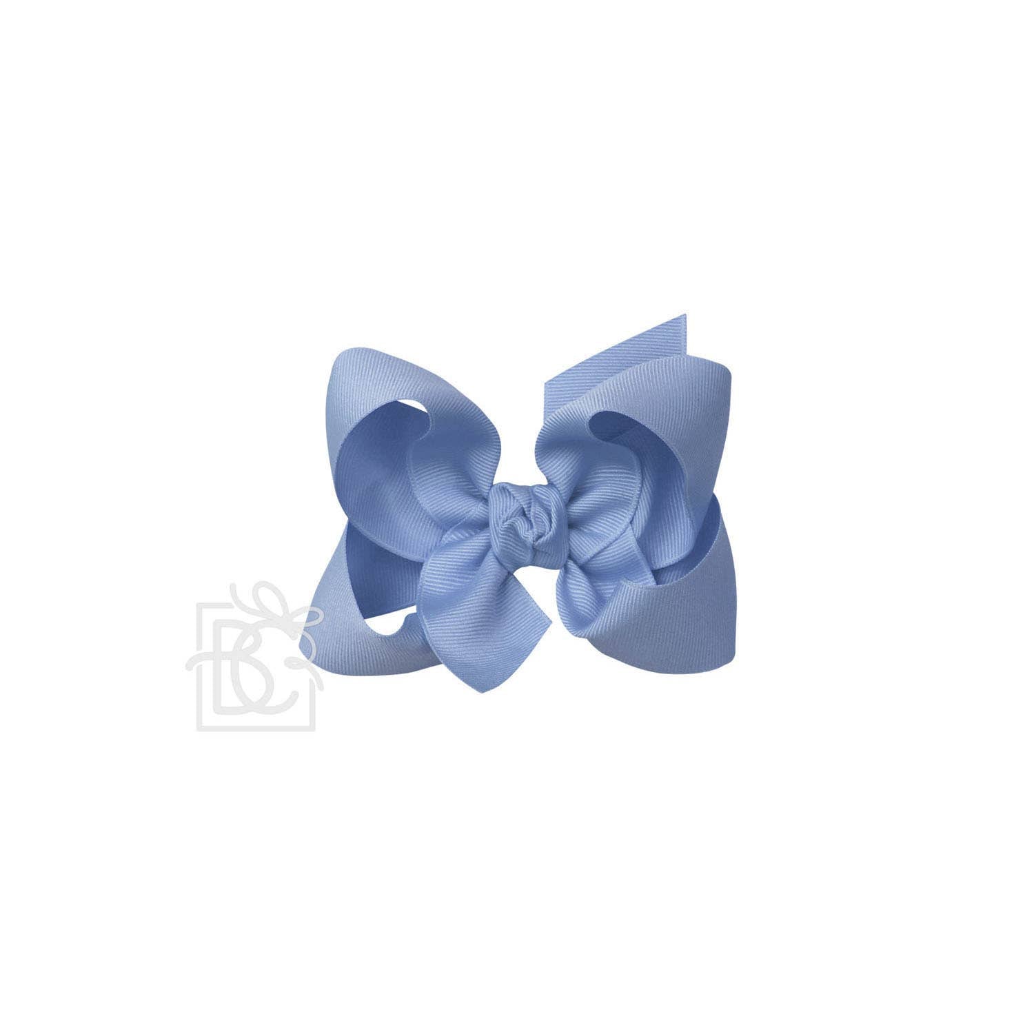 4.5" Hairbow on Alligator Clip: Bluebird