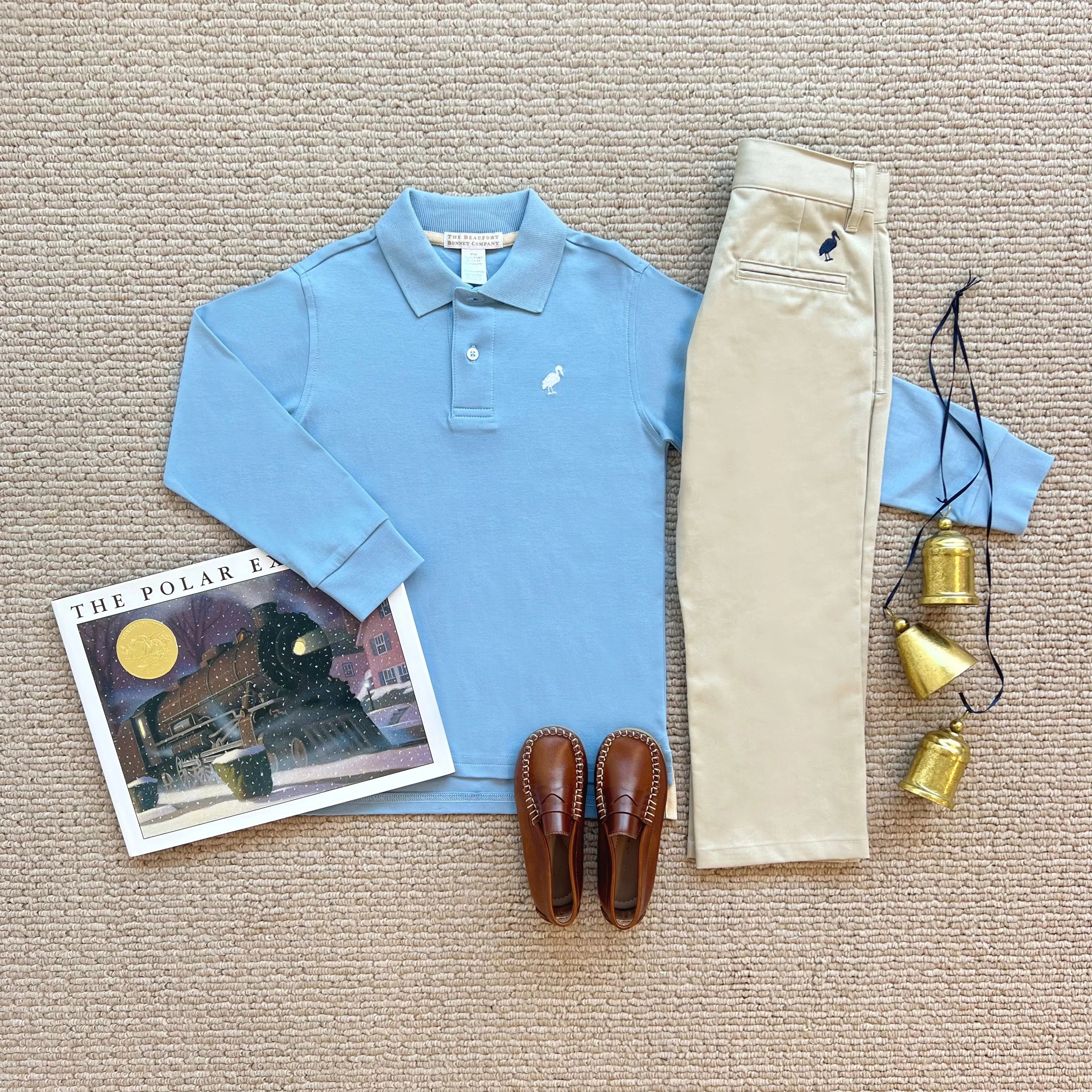 TBBC LS Prim & Proper Polo: Barrington Blue