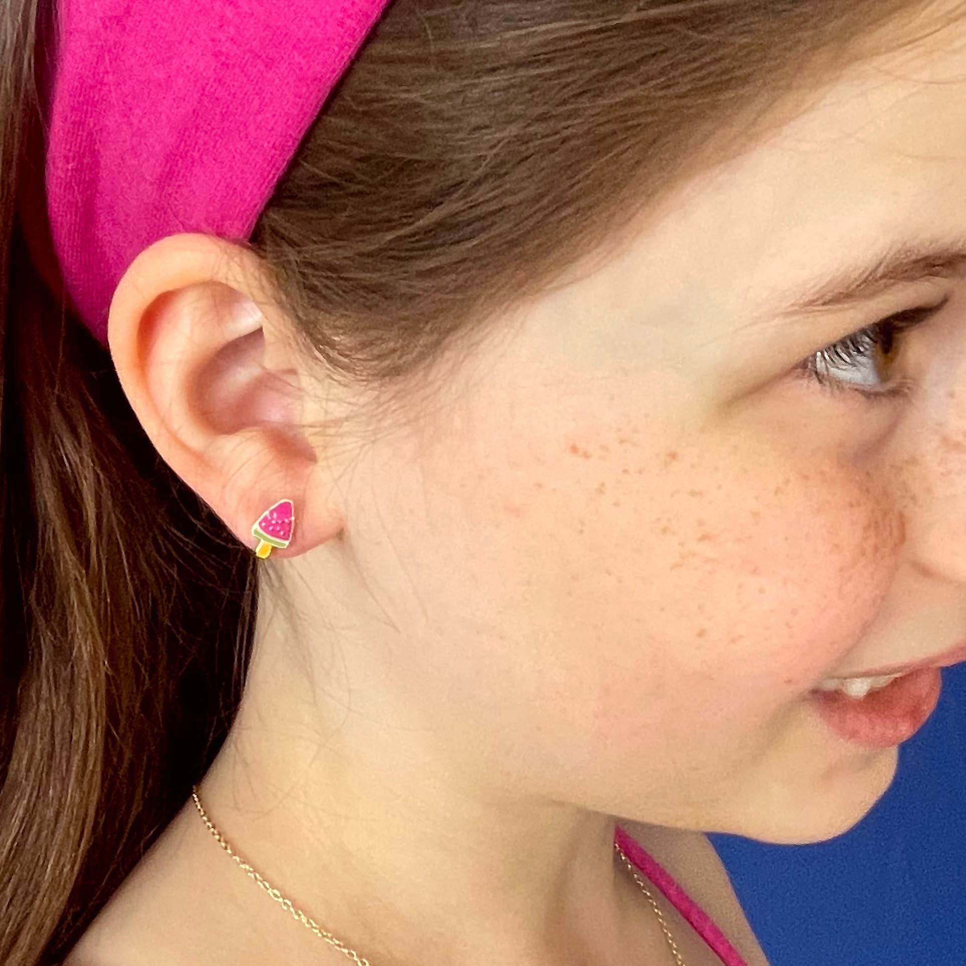 Melon Pop Cutie Stud Earrings