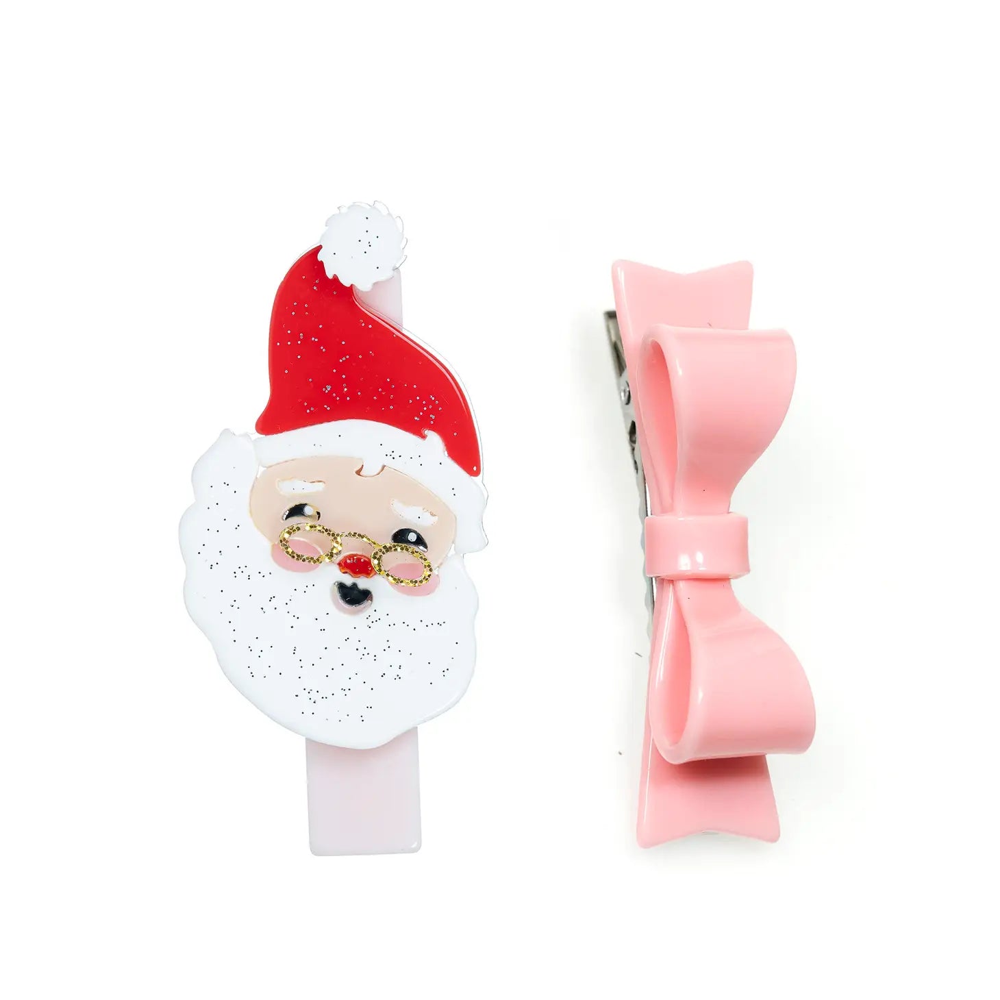 Lilies & Roses Christmas Hair Clips