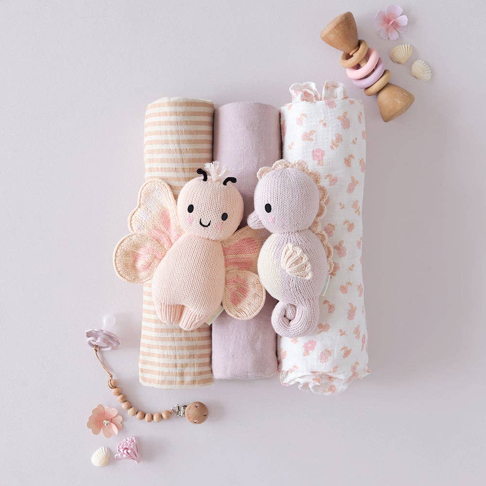 Cuddle + Kind Baby Seahorse: Lilac