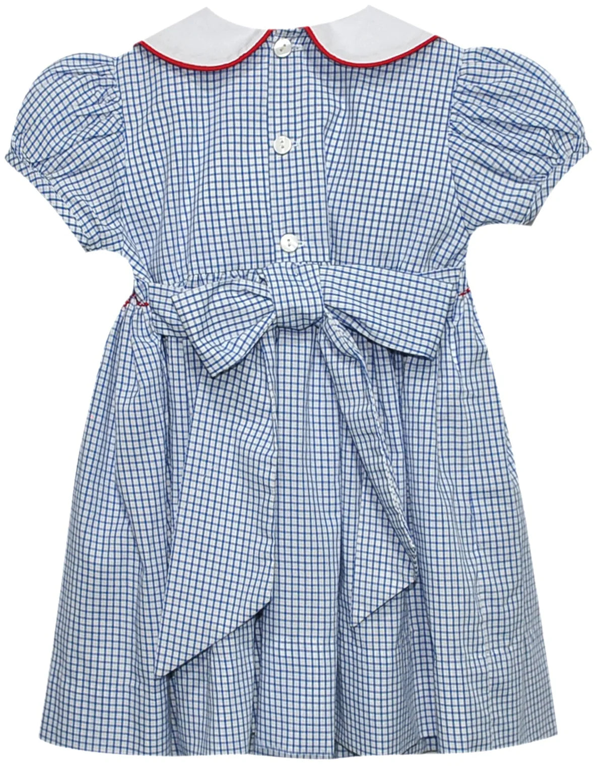 Royal Blue Cate Dress with ABC Embroidery