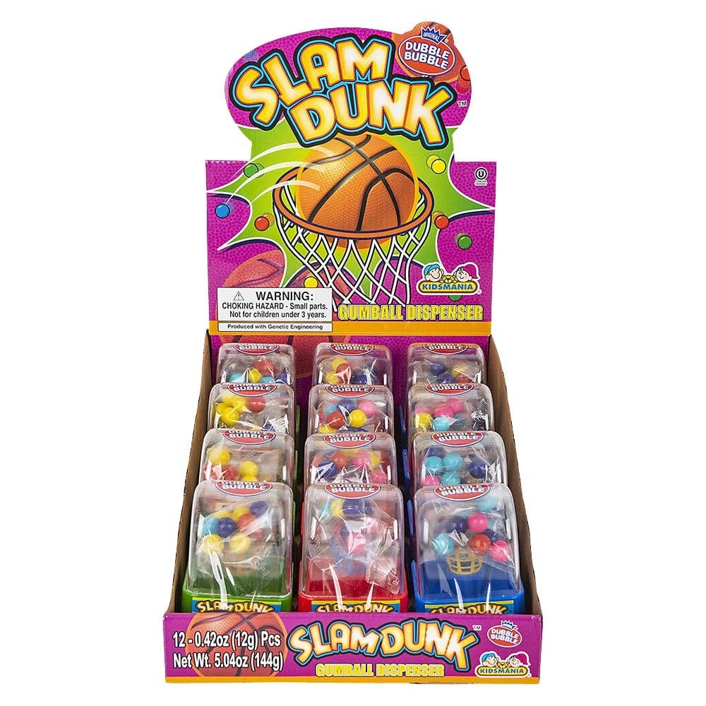4" Slam Dunk Gumball Dispenser