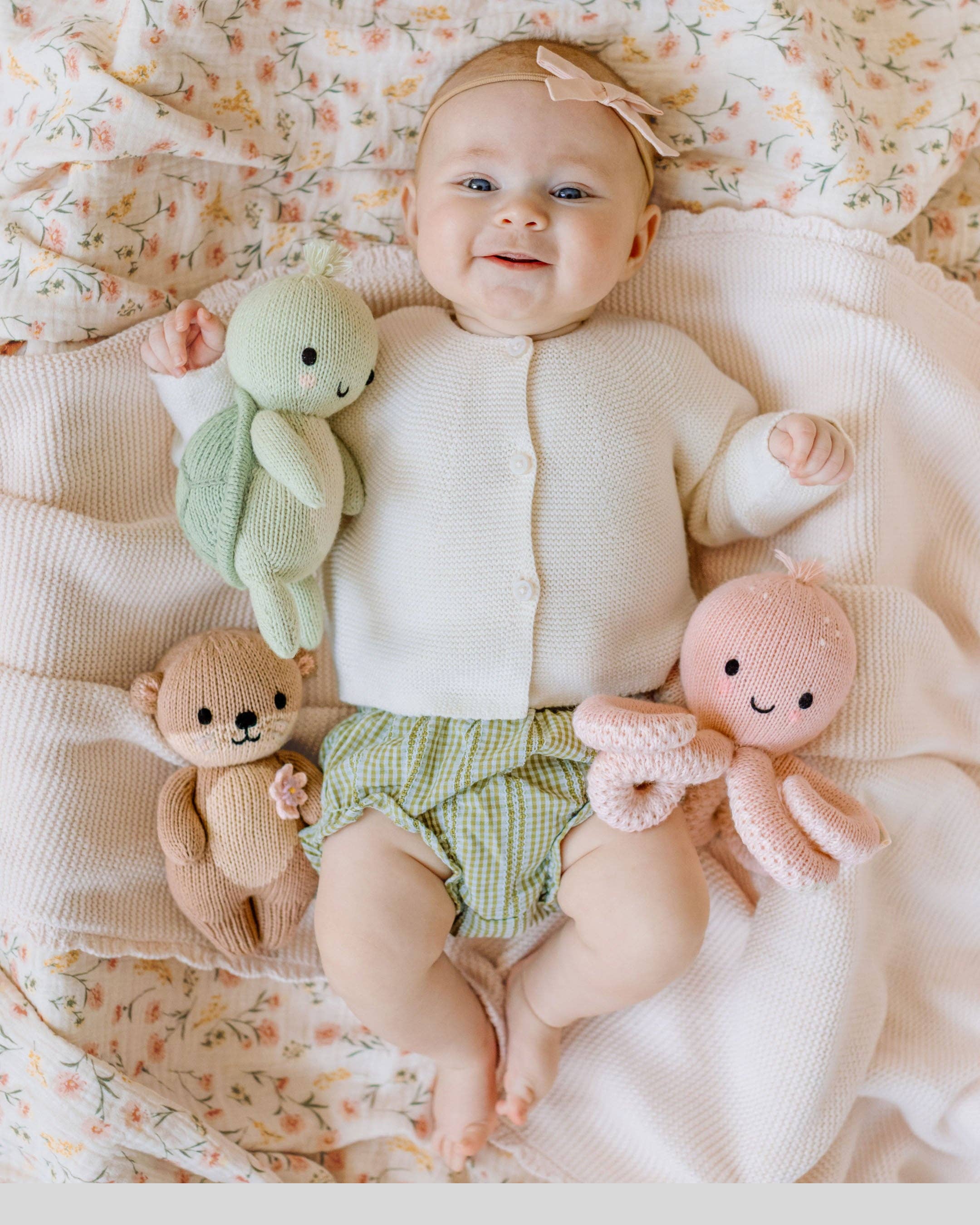 Cuddle + Kind Baby Octopus: Soft Coral Pink
