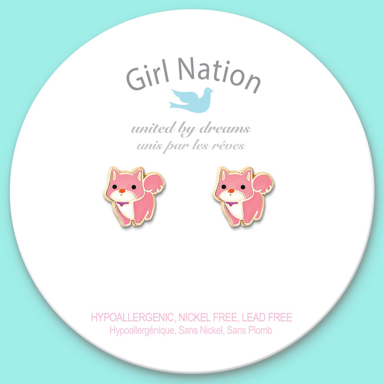 Charming Corgi Cutie Stud Earrings