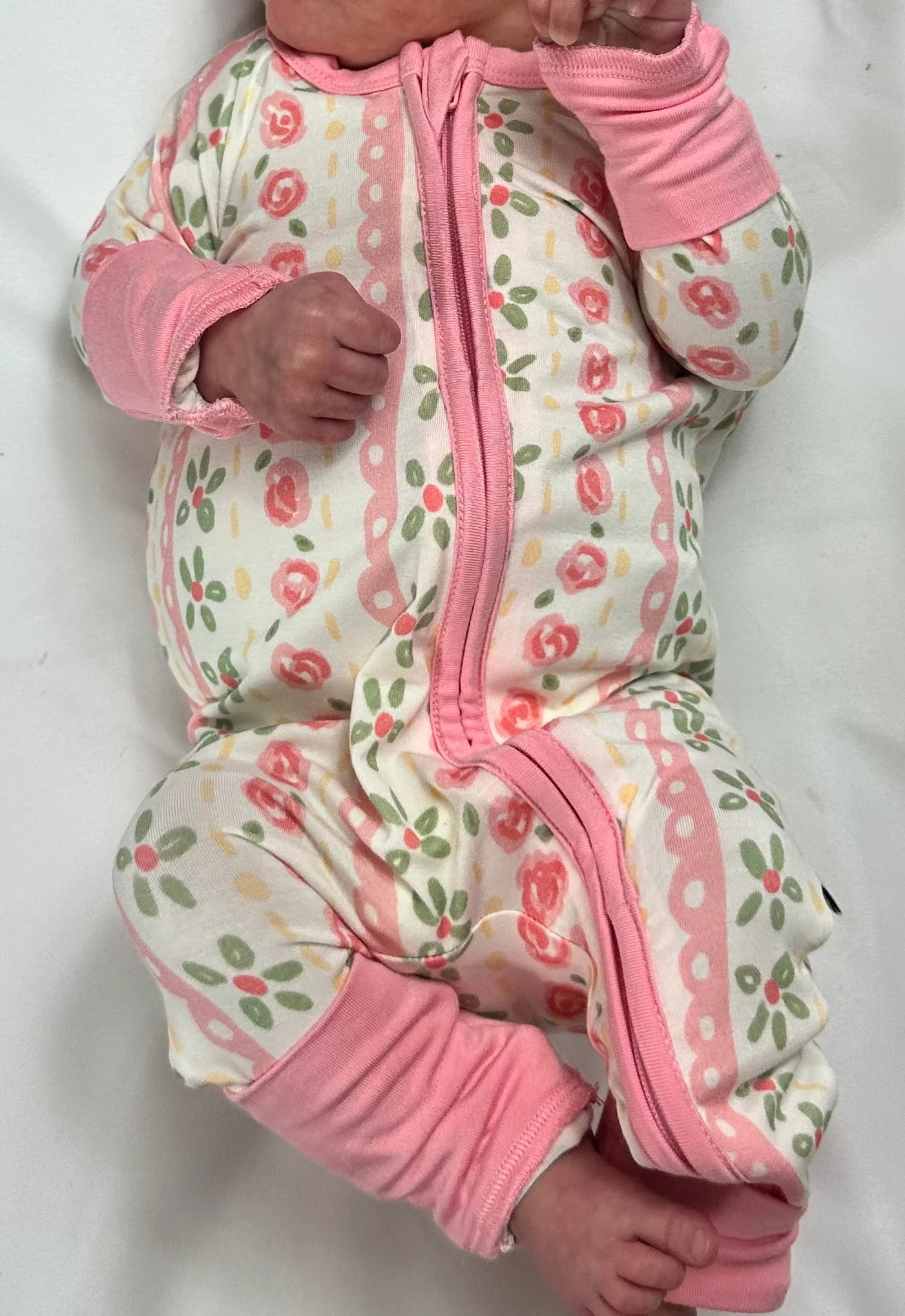 2-Way Zipper Romper: Meadow Dreams