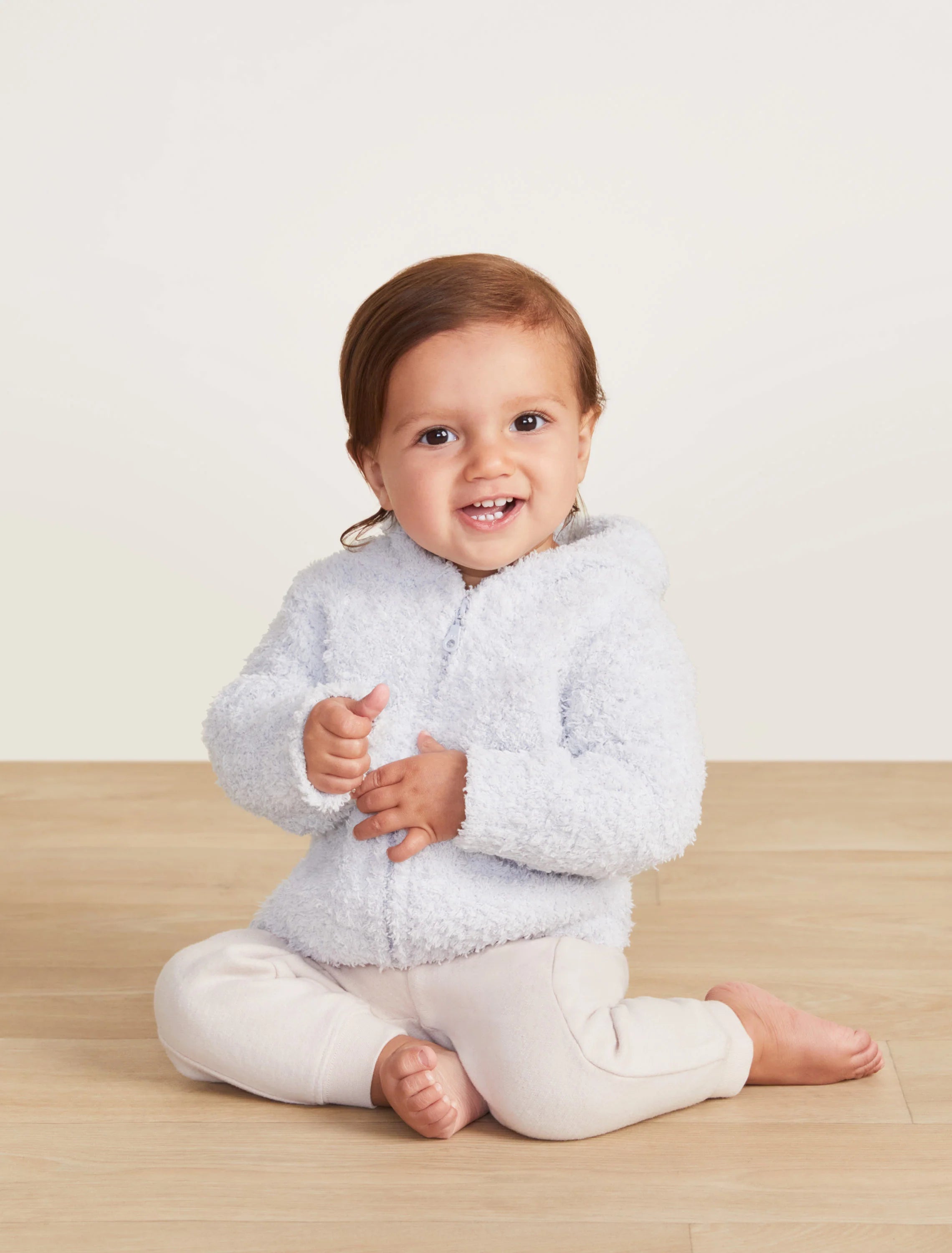 Barefoot Dreams Infant Hoodie: Blue