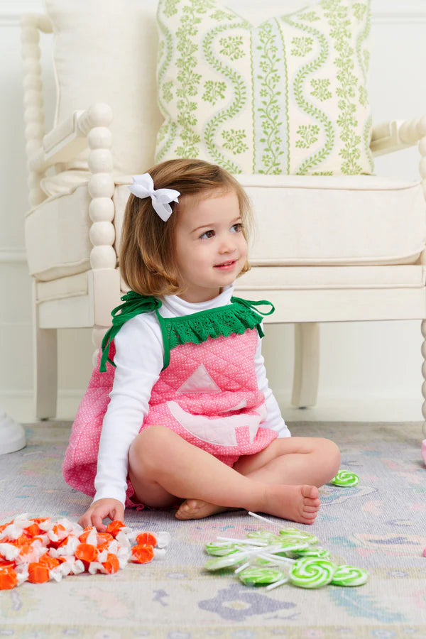 Happy Halloween Costume: Hamptons Hot Pink Pumpkin (Toddler Girl Bubble)