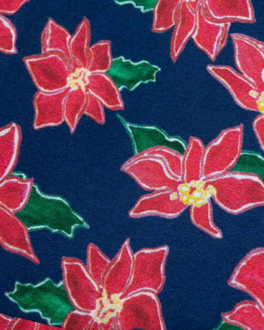 Poinsettia With Gold Lurex Bubble