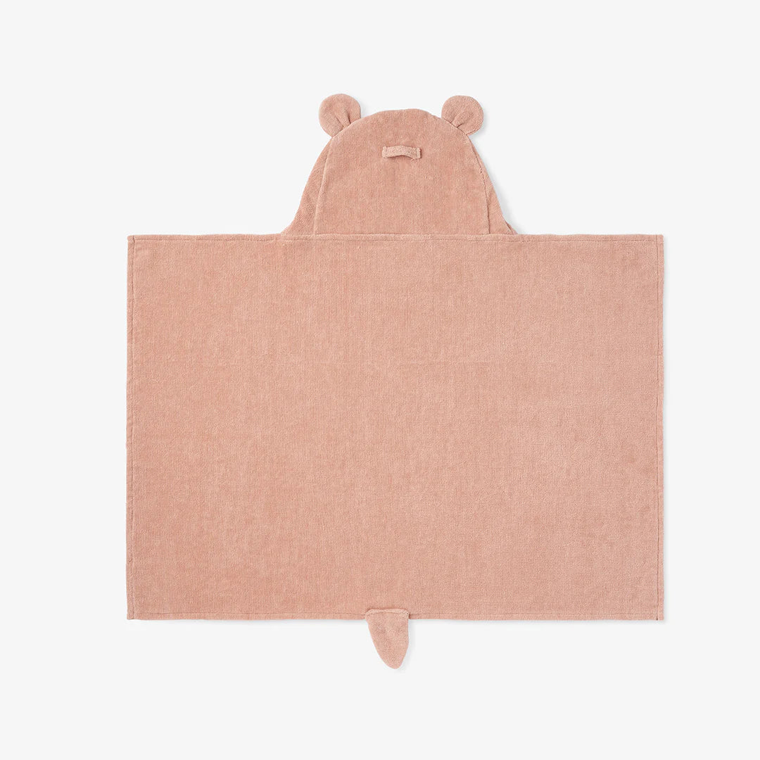 Hooded Baby Bath Wrap: Bear