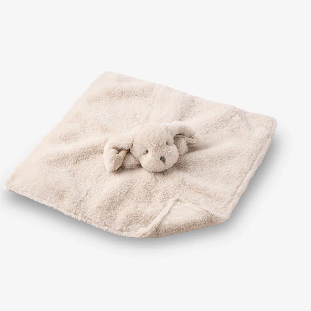 Plush Puppy Baby Security Blanket