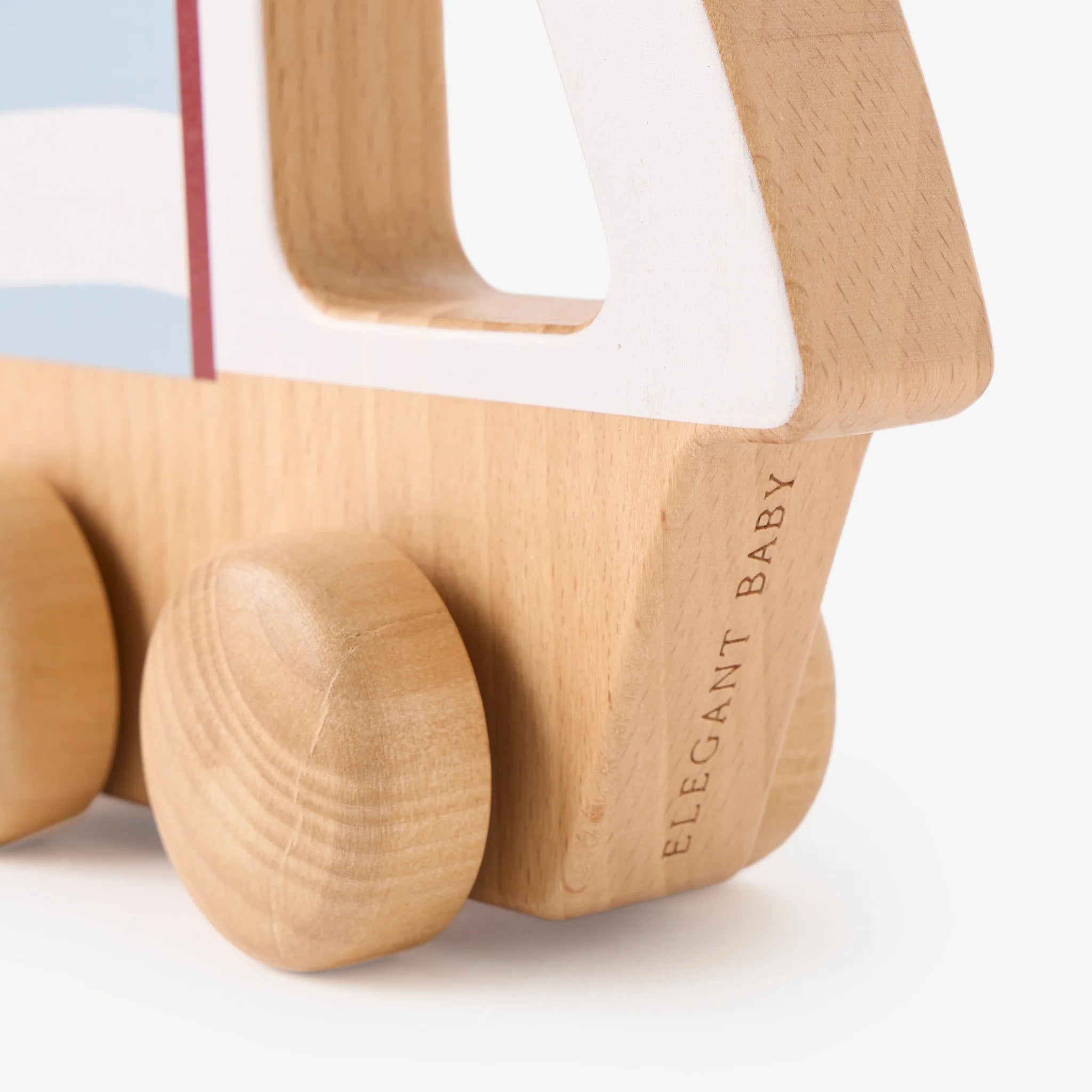 Wooden Push Toy: Sail Boat