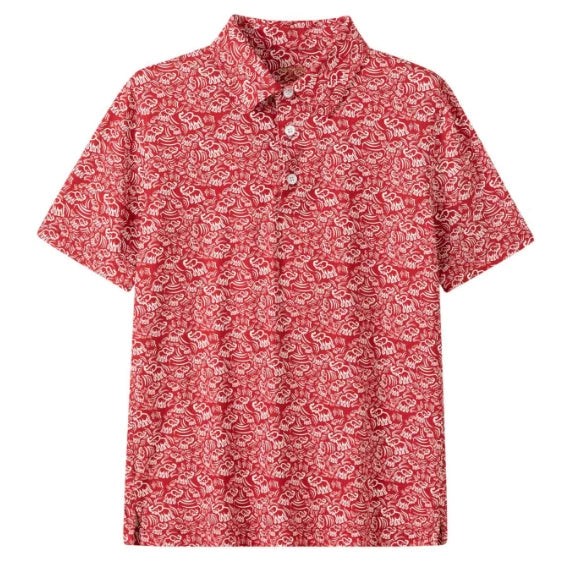 Crimson Elephant Performance SS Polo