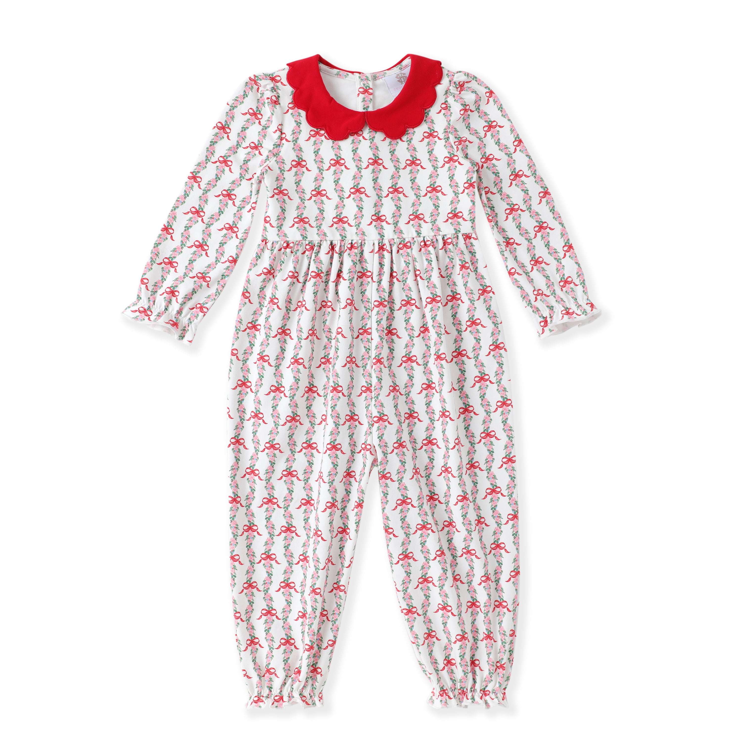 Christmas Bows Proper Romper