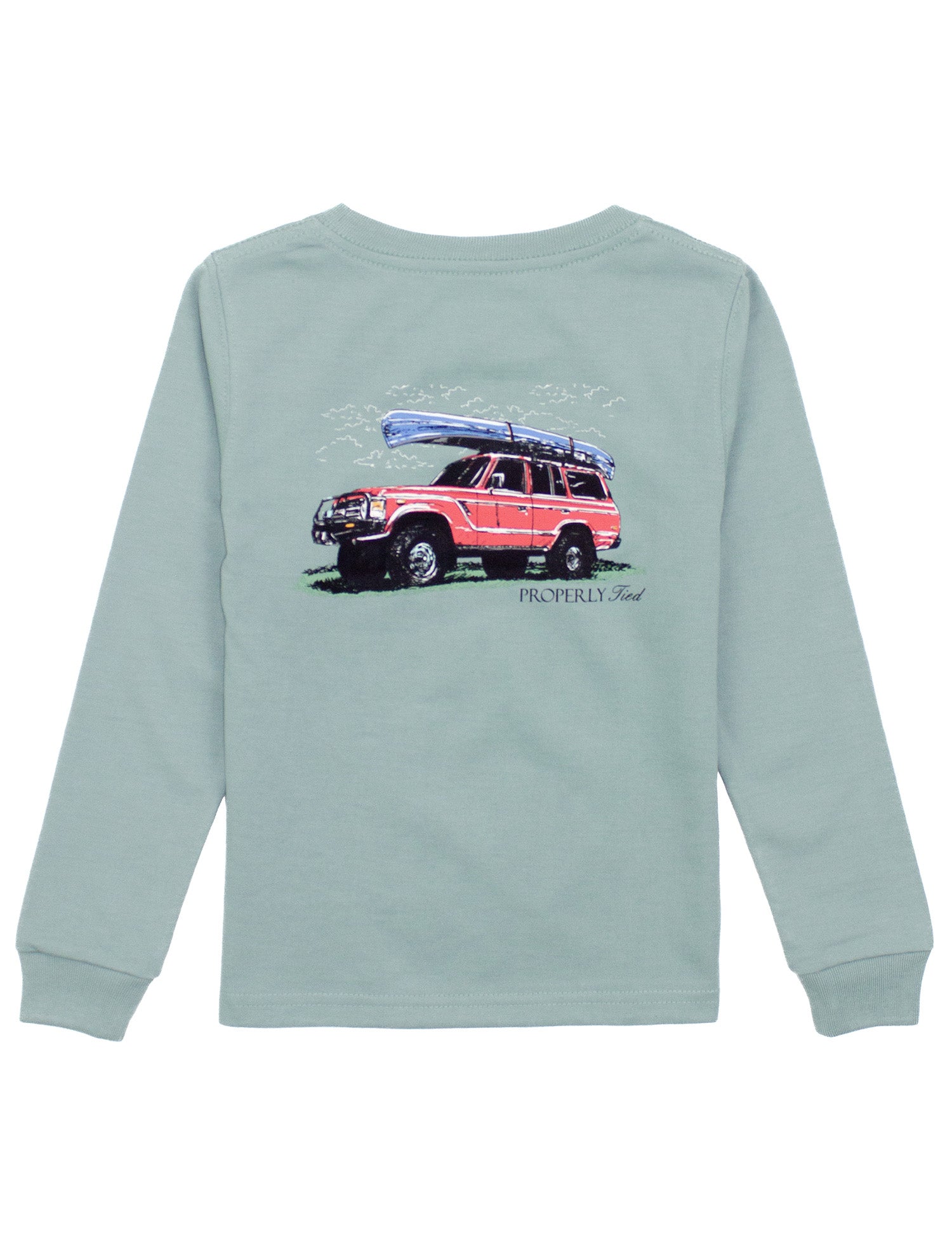 Explorer LS Graphic T-Shirt: Fog