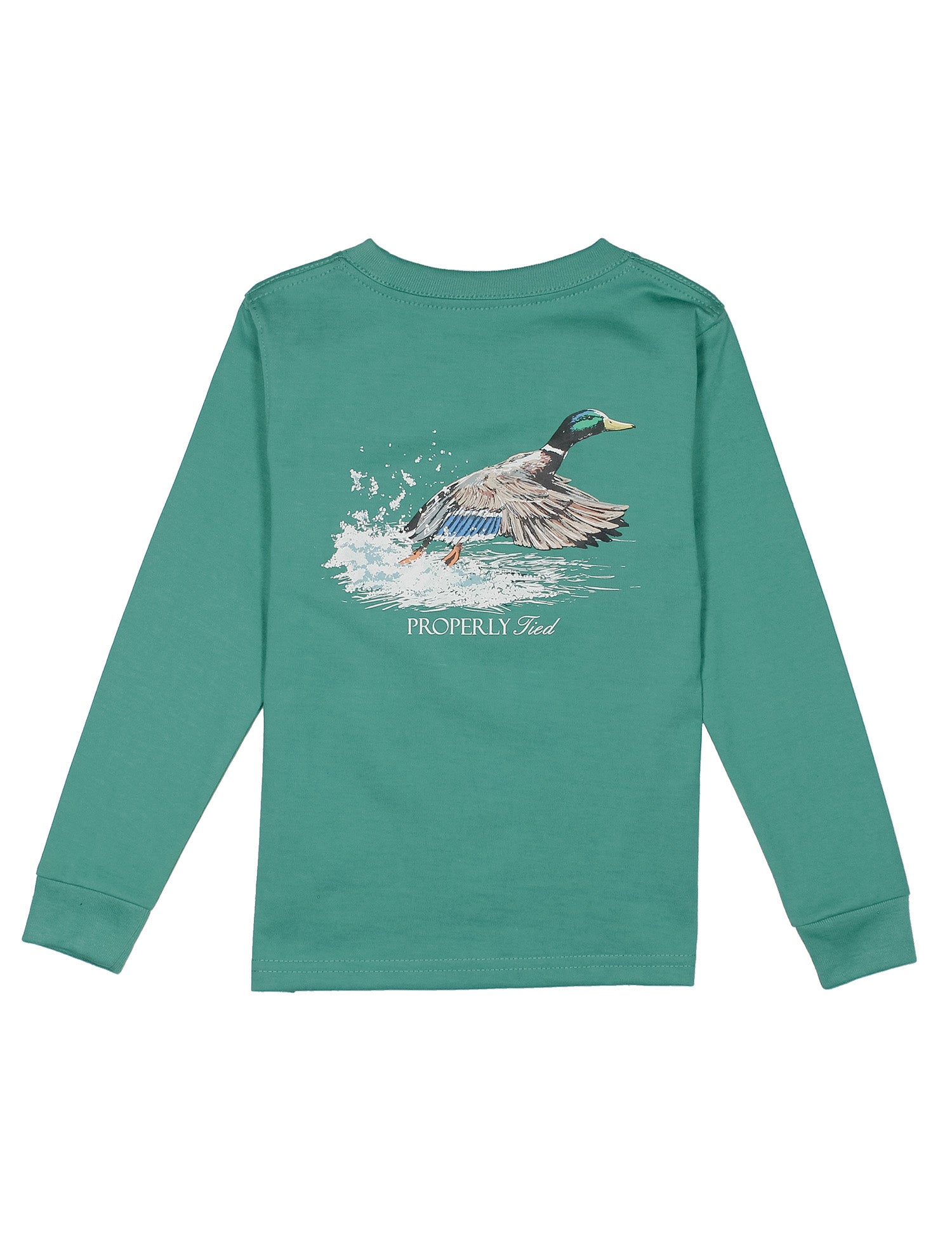 Lift Off LS Graphic Tee: Teal