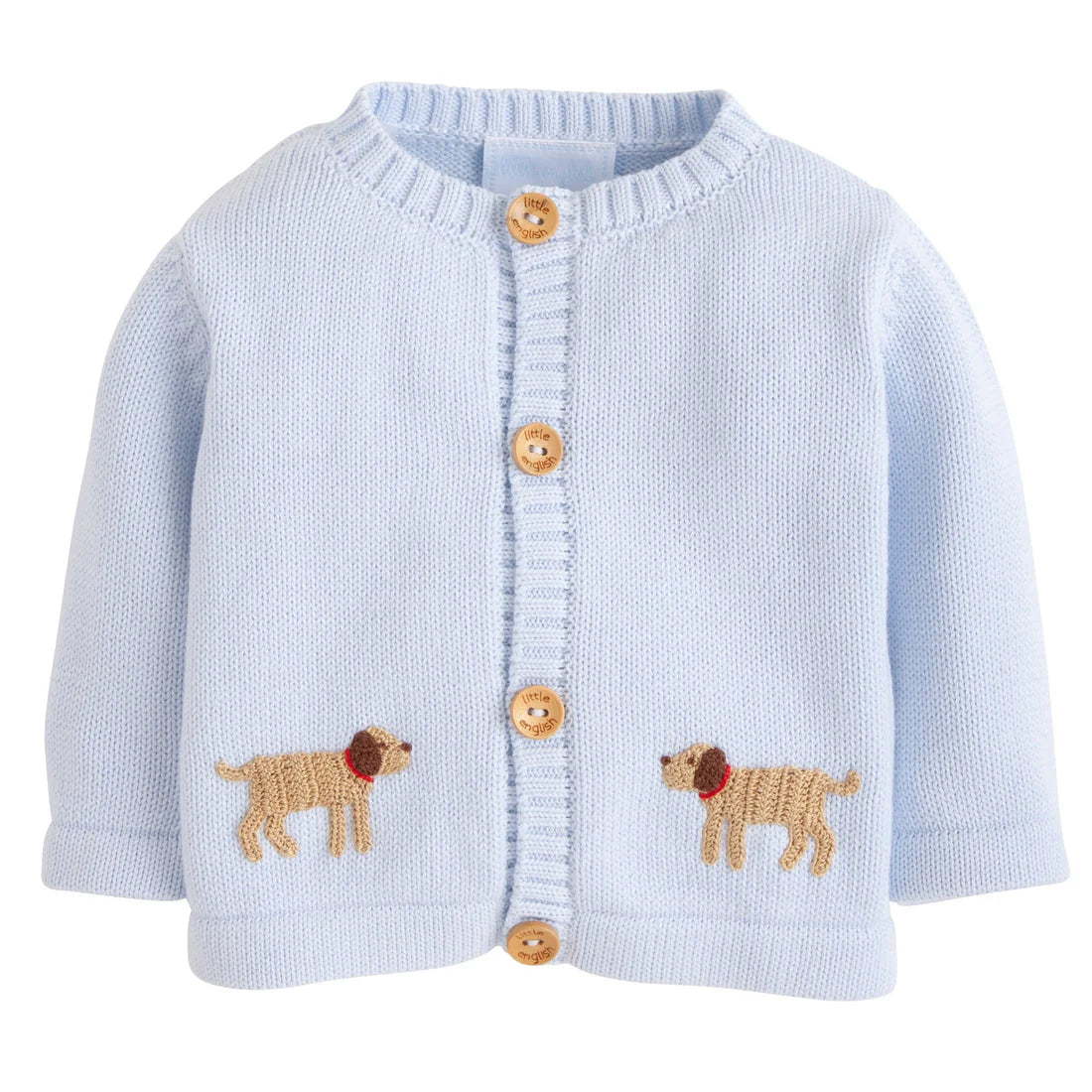 Little English Lab Crochet Cardigan Sweater