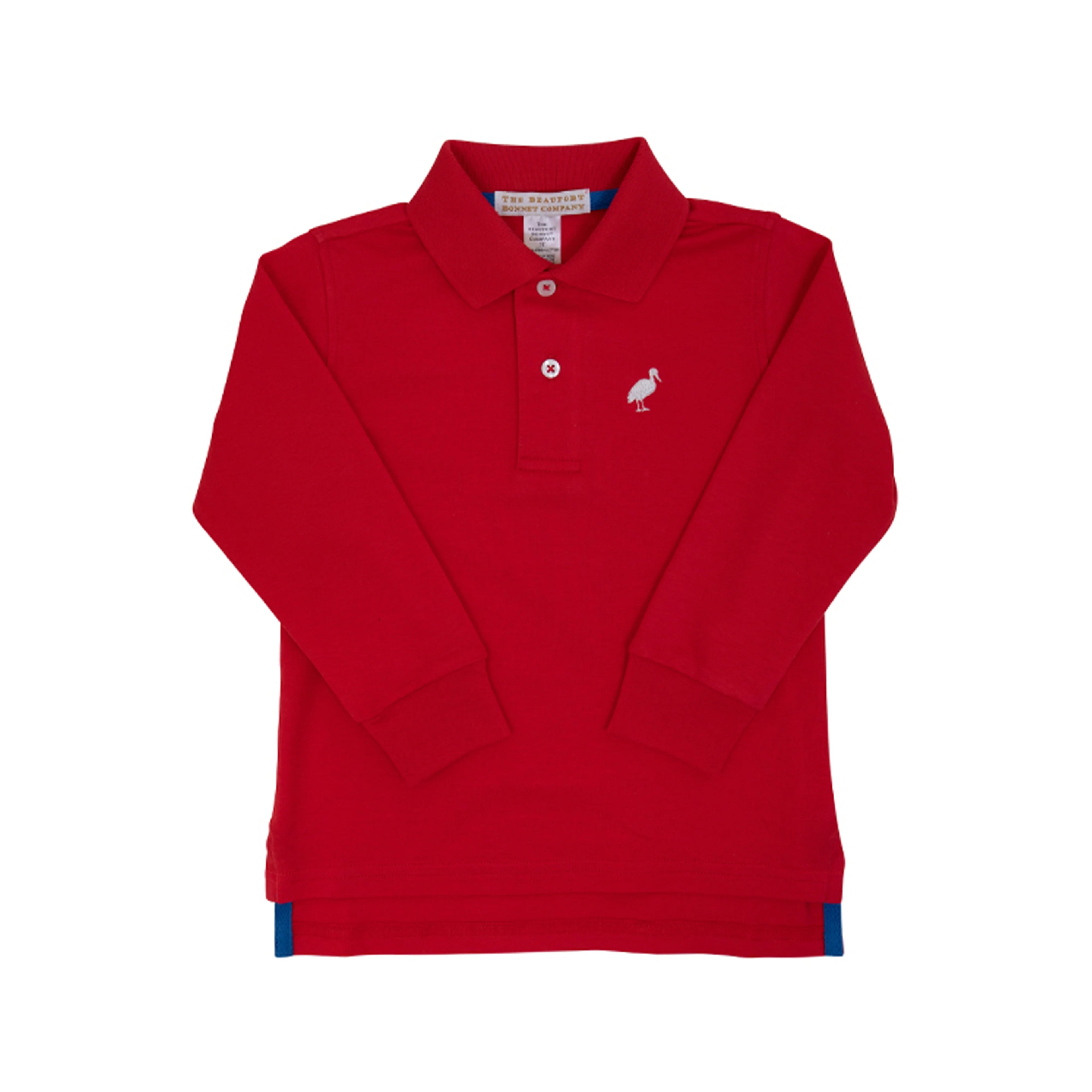 TBBC Prim & Proper Polo: Richmond Red w/Worth Ave White