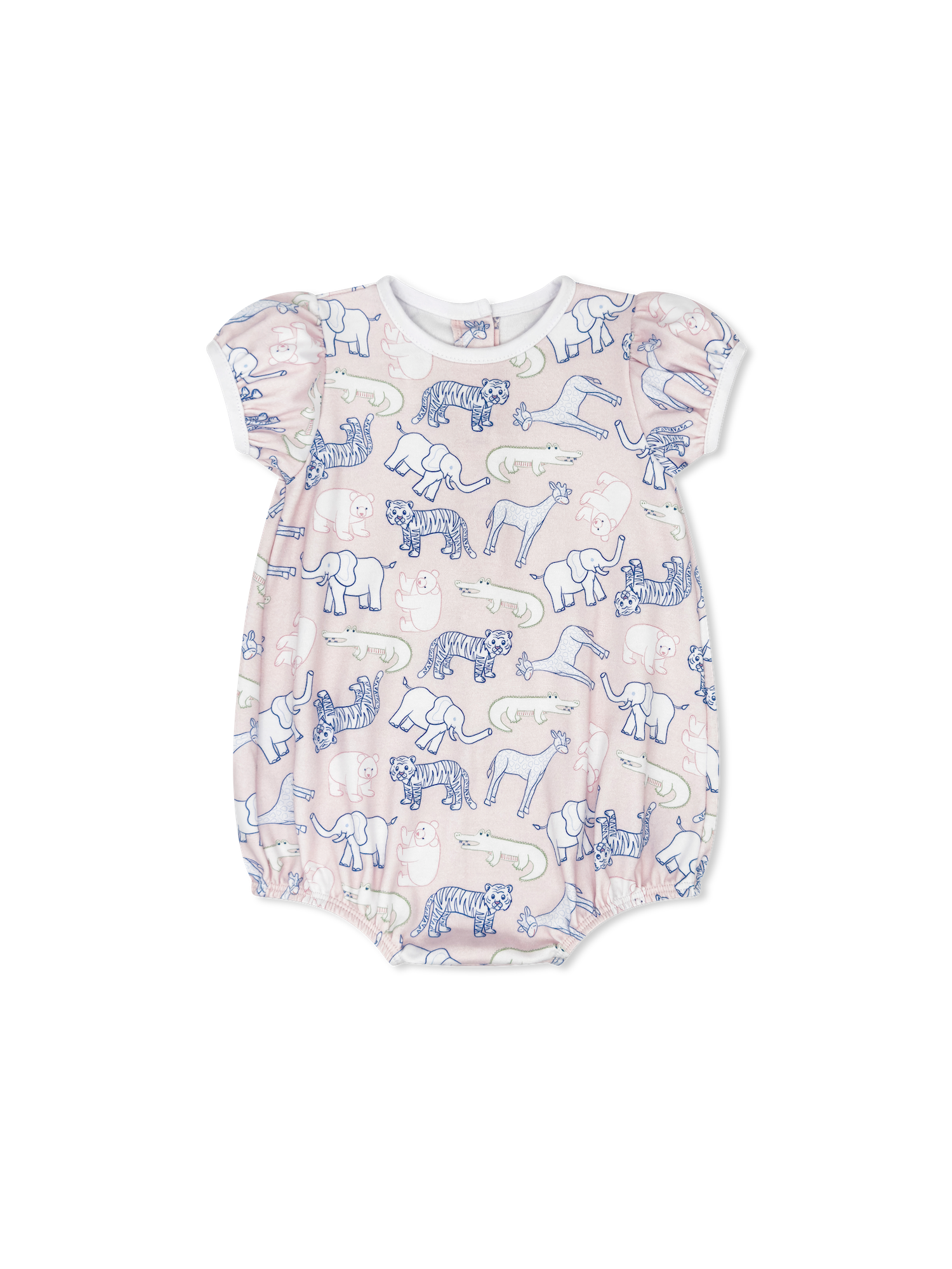 Zoo Print Madison Bubble: Light Pink