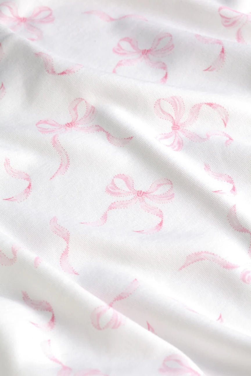 Charming Bows Print Blanket