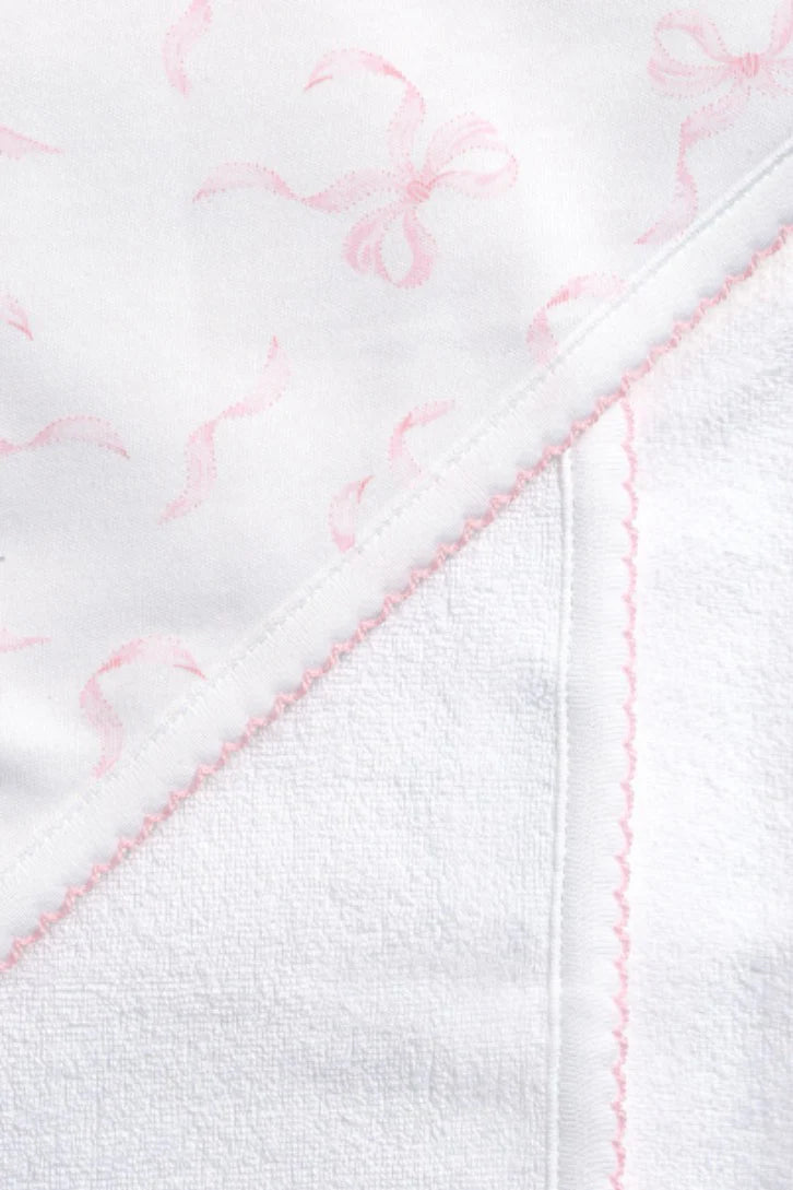 Charming Bows Print Bath Towel Set