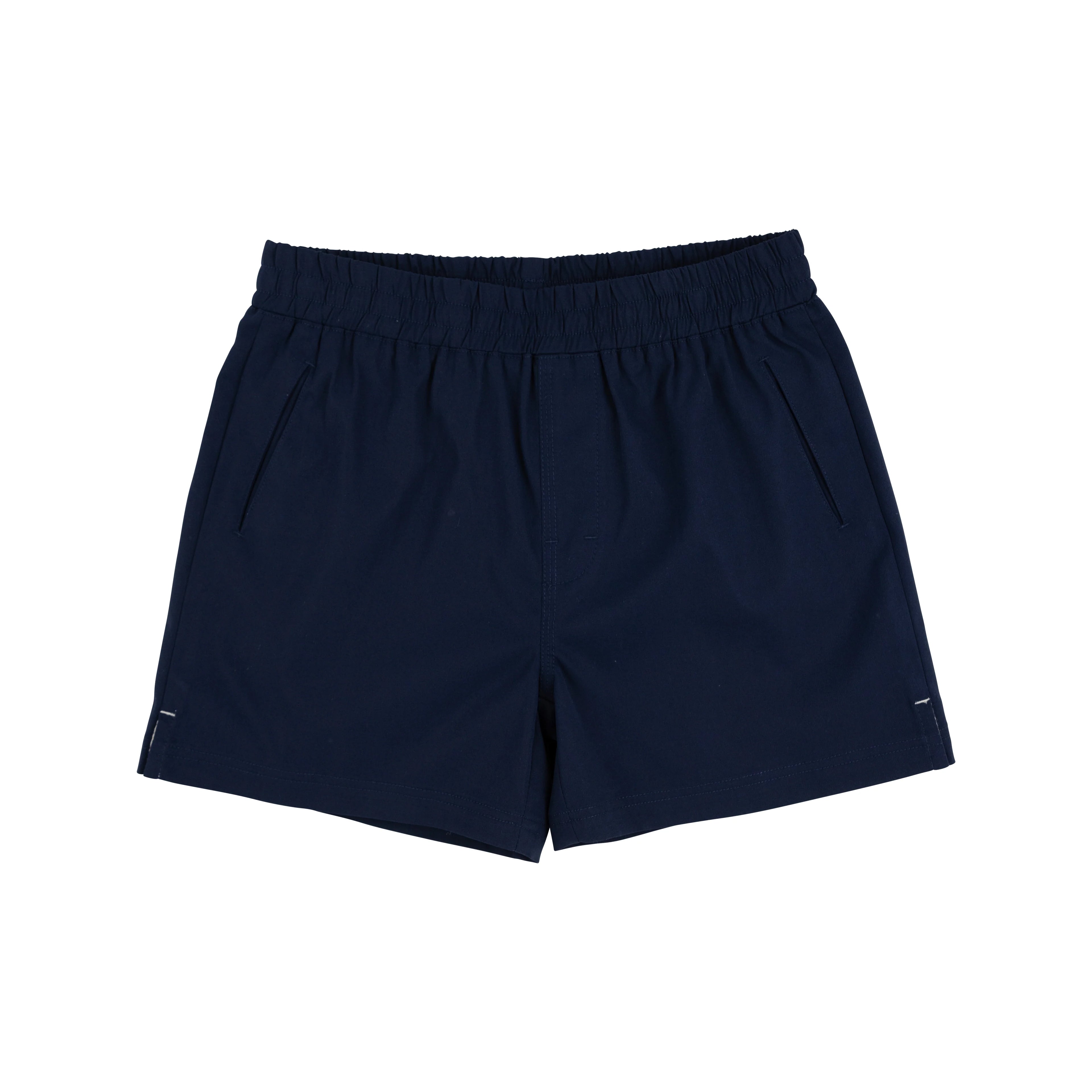 TBBC Prepletic Sheffield Shorts: Nantucket Navy with Saratoga Stone Stork