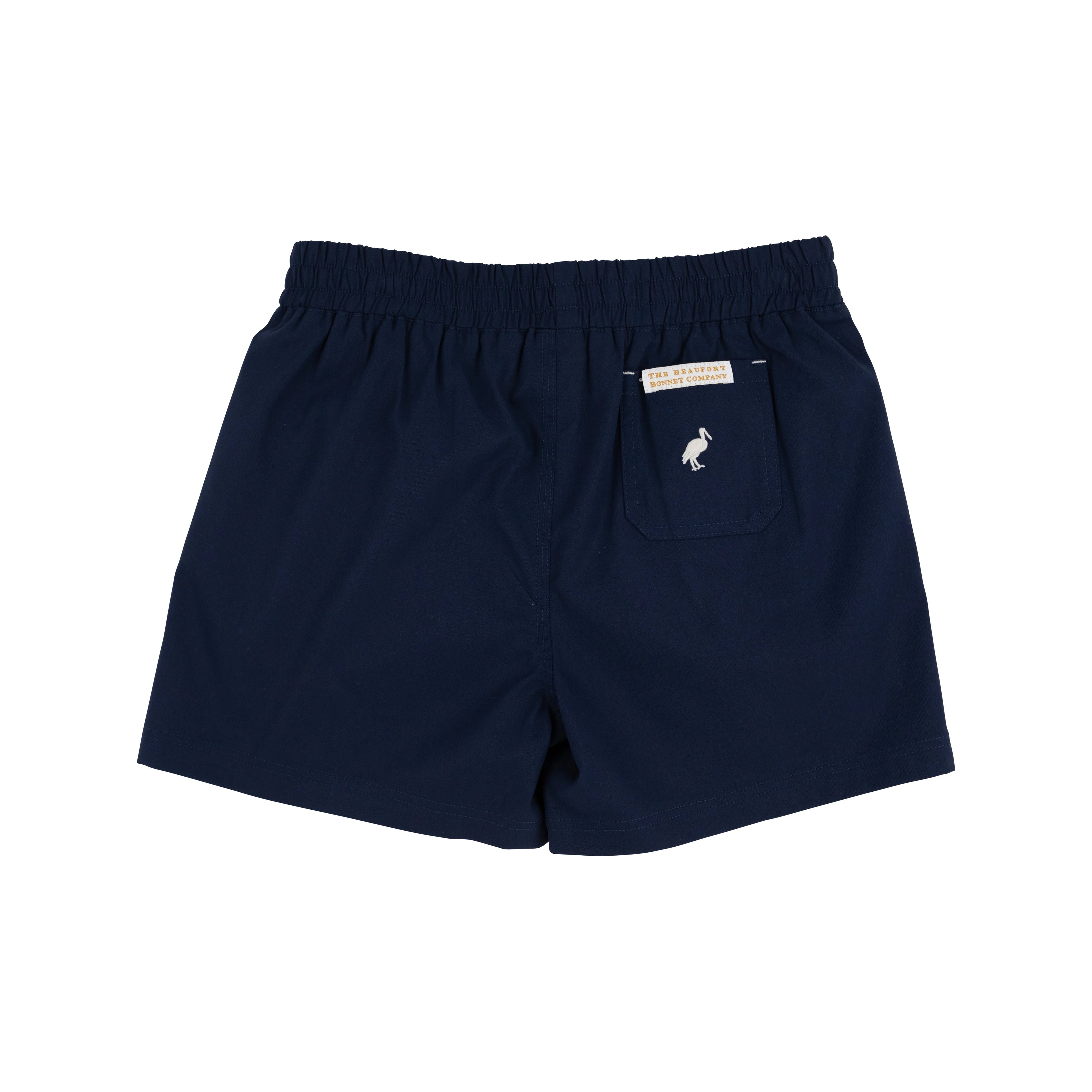 TBBC Prepletic Sheffield Shorts: Nantucket Navy with Saratoga Stone Stork