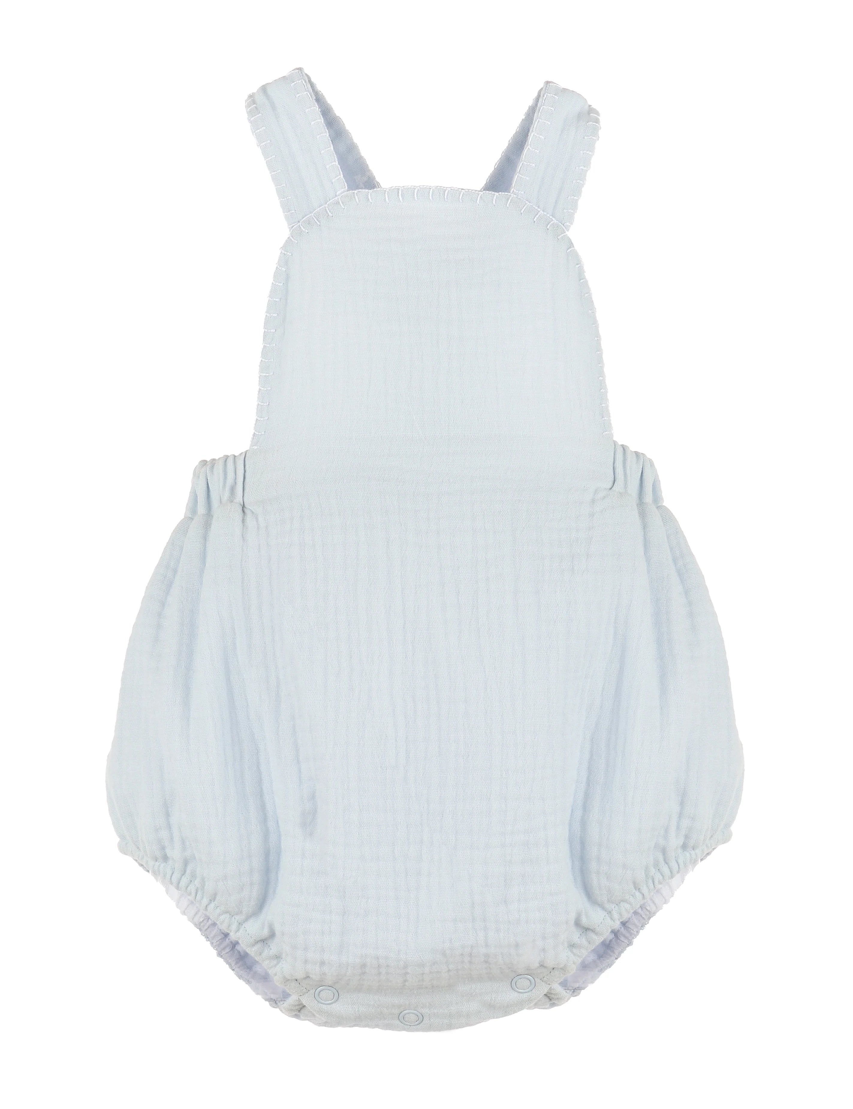 Cuddle Cotton Vintage Overall: Blue