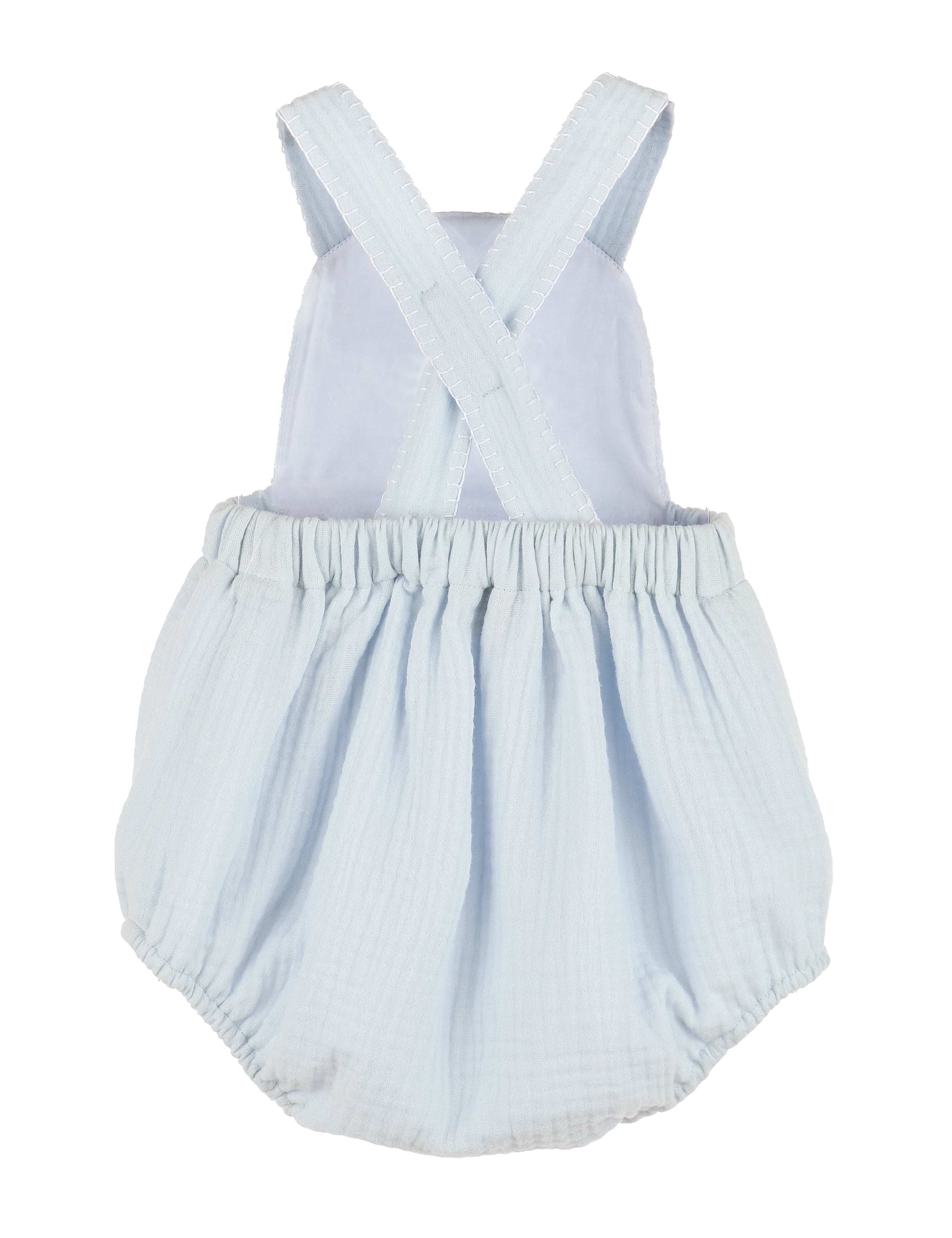 Cuddle Cotton Vintage Overall: Blue