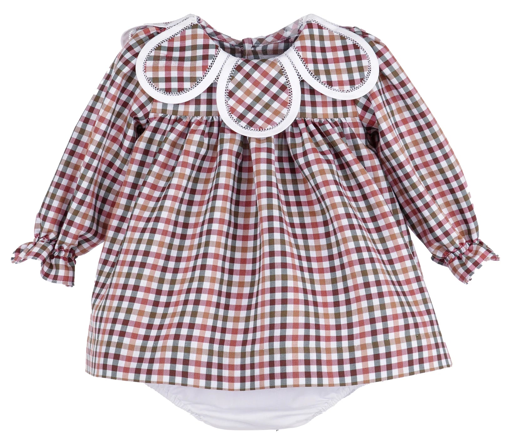 Cider Checks Petal Float Dress
