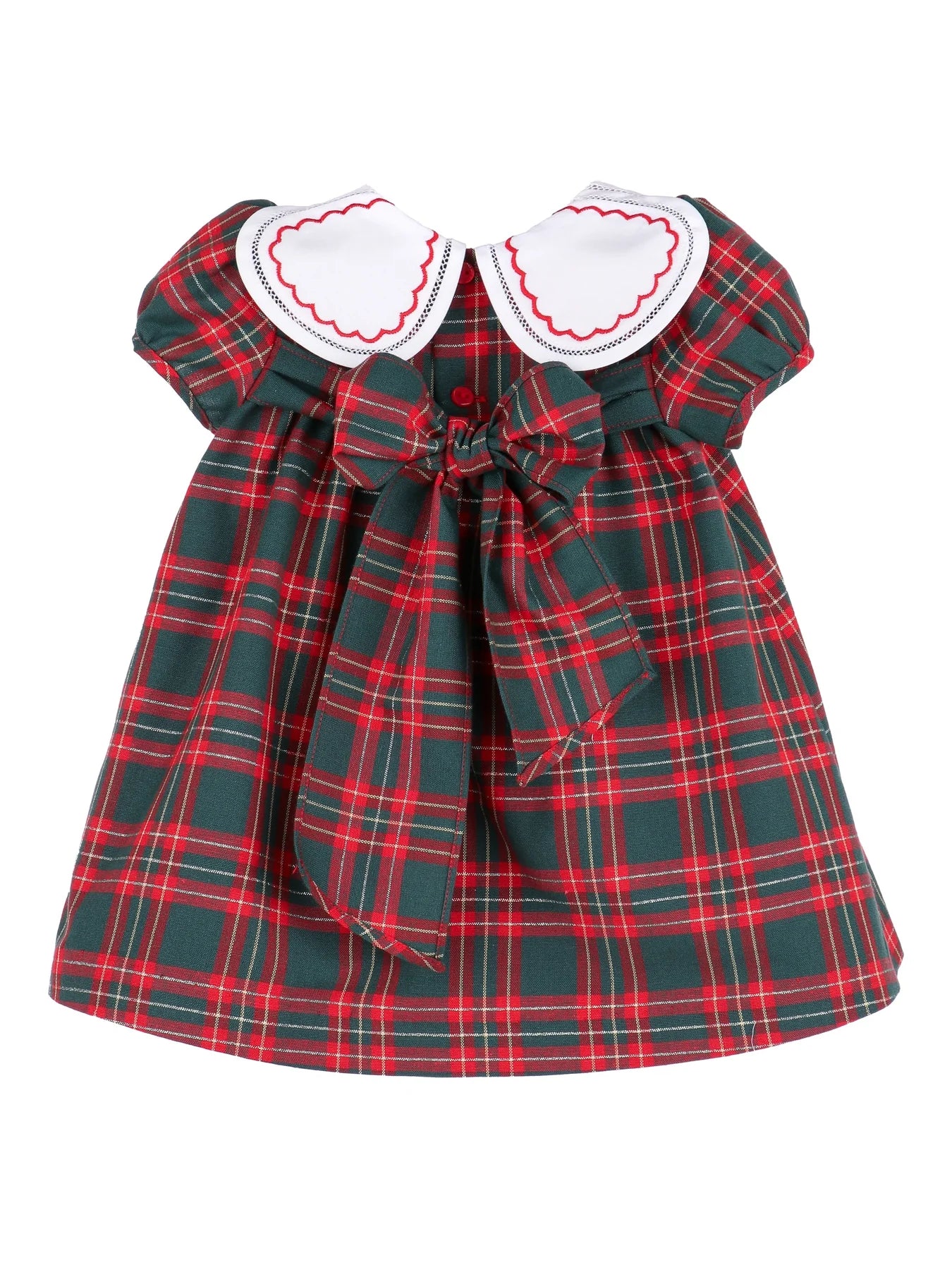 Holiday Plaid Petal Float Dress
