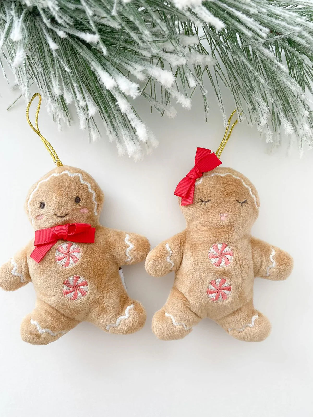 Gingerbread Boy & Girl Ornaments