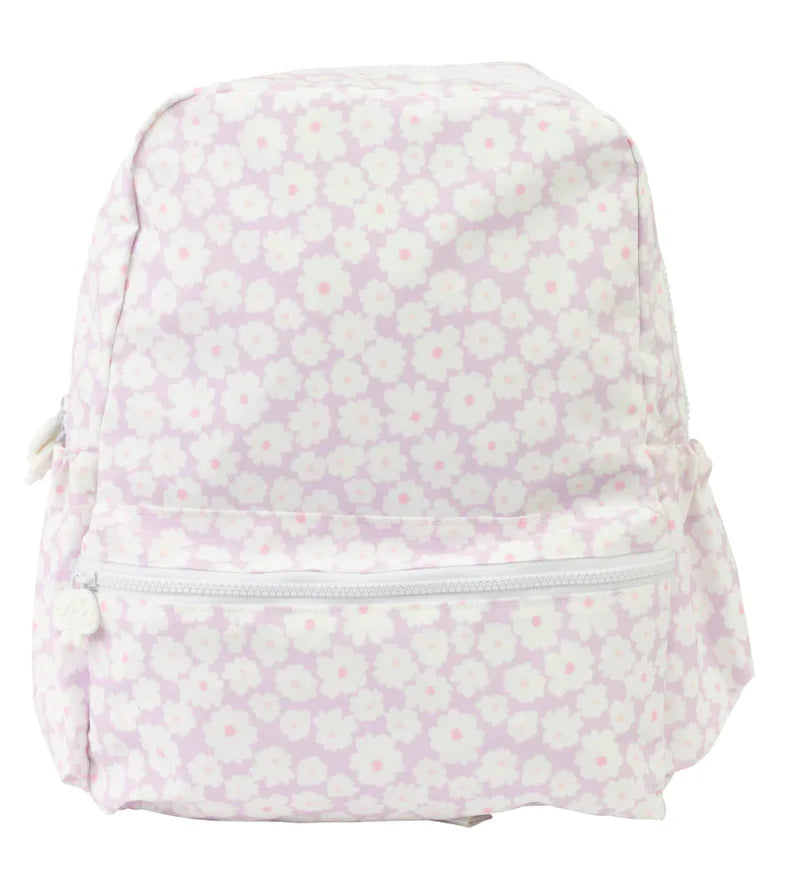 Apple of my Isla The Backpack (Large): Lavender Daisies