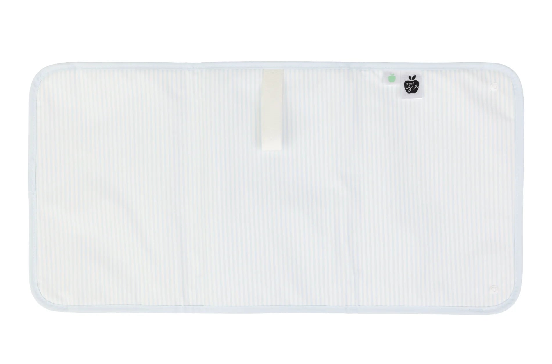 Apple of my Isla The Changing Pad: Light Blue Stripe