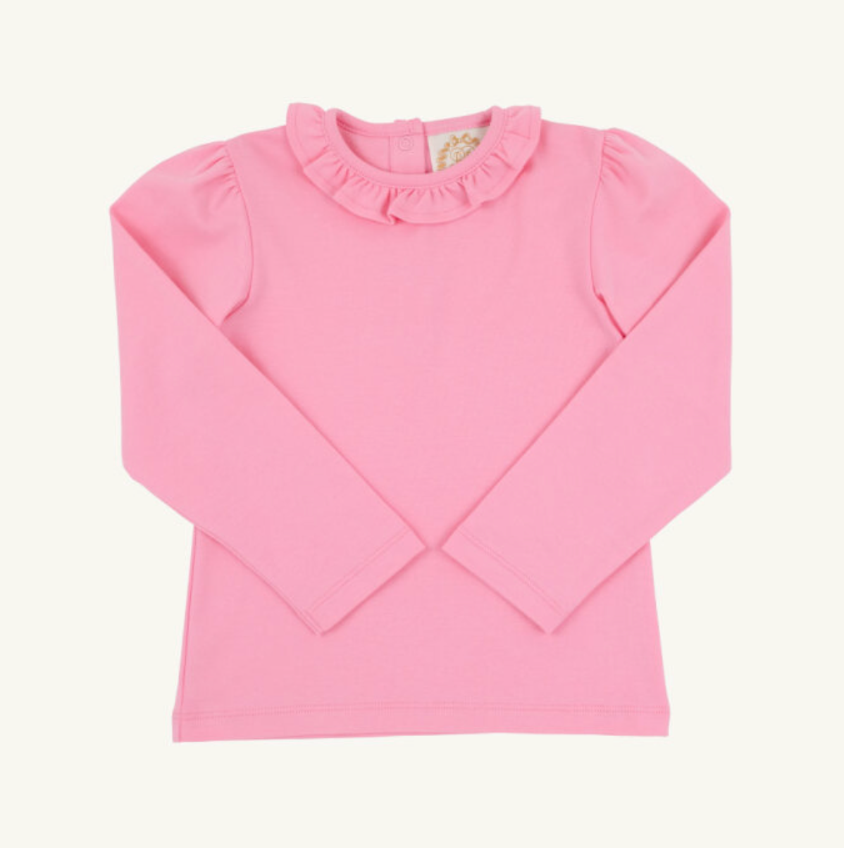 Reece Ruffle Top: Hamptons Hot Pink