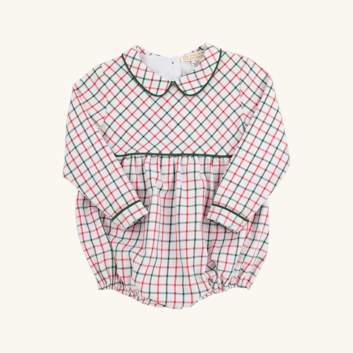 TBBC Long Sleeve Bradford Bubble: Old Town Tattersall/Grier Green