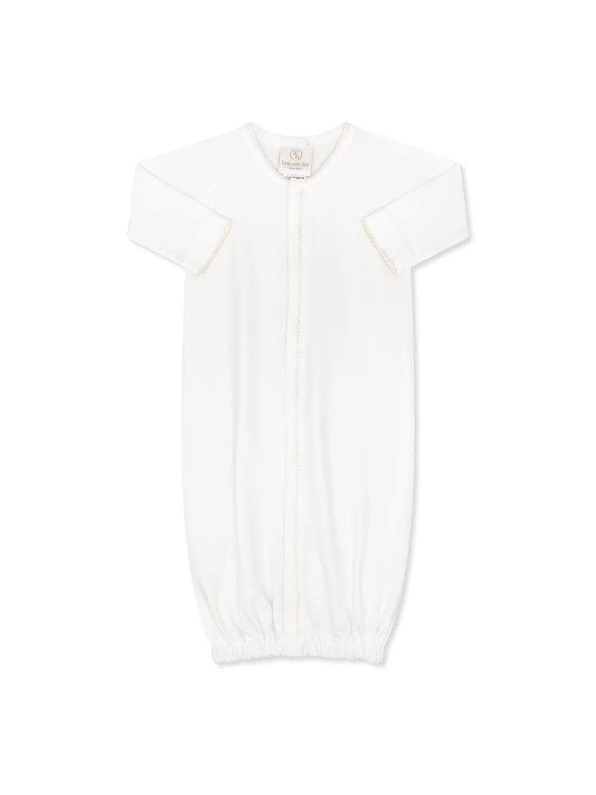 Snuggle Me Saque: Park White, Ecru