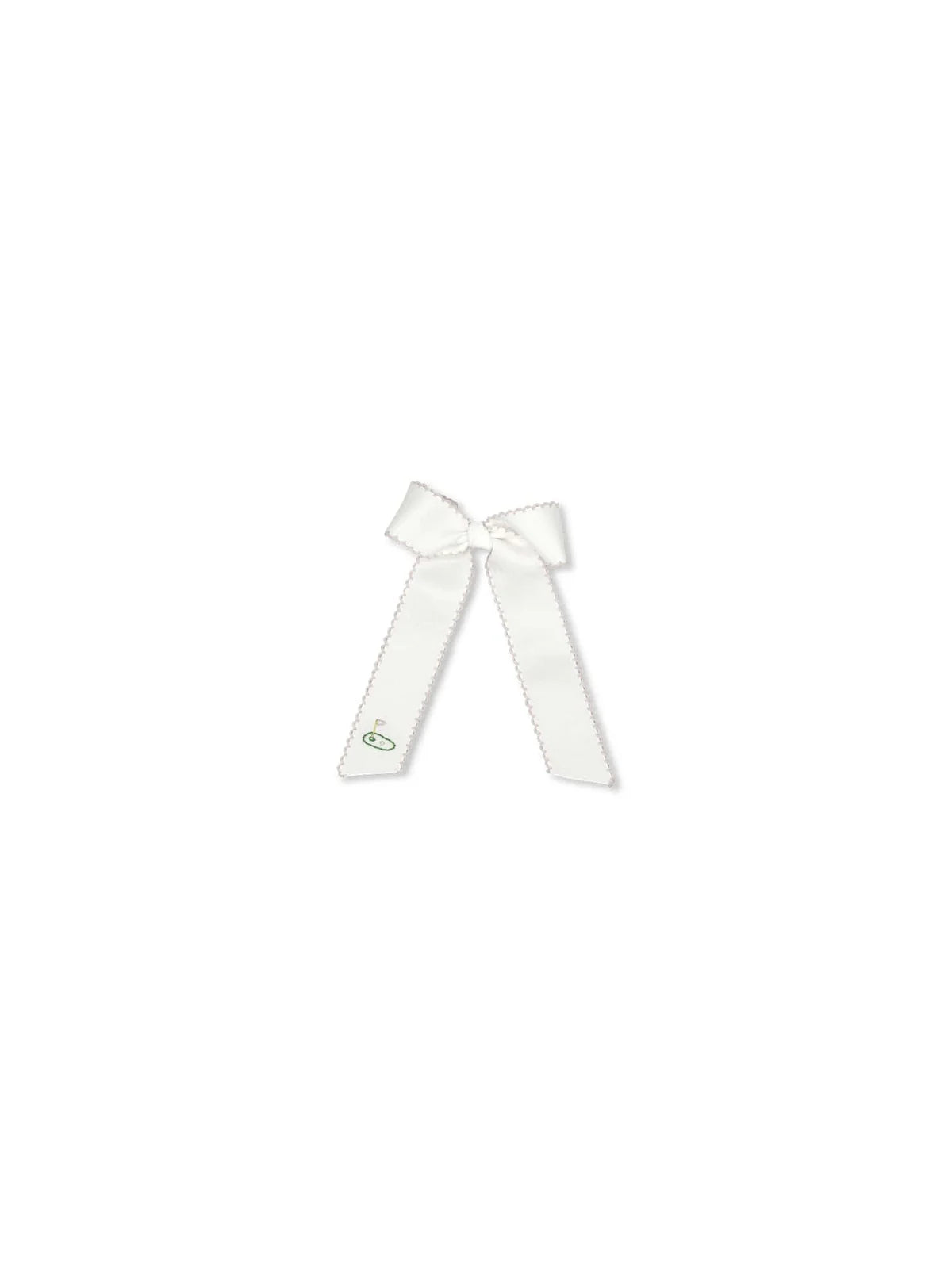 Lola Long Bow: Legacy White, Pensacola Pink, Tee Time