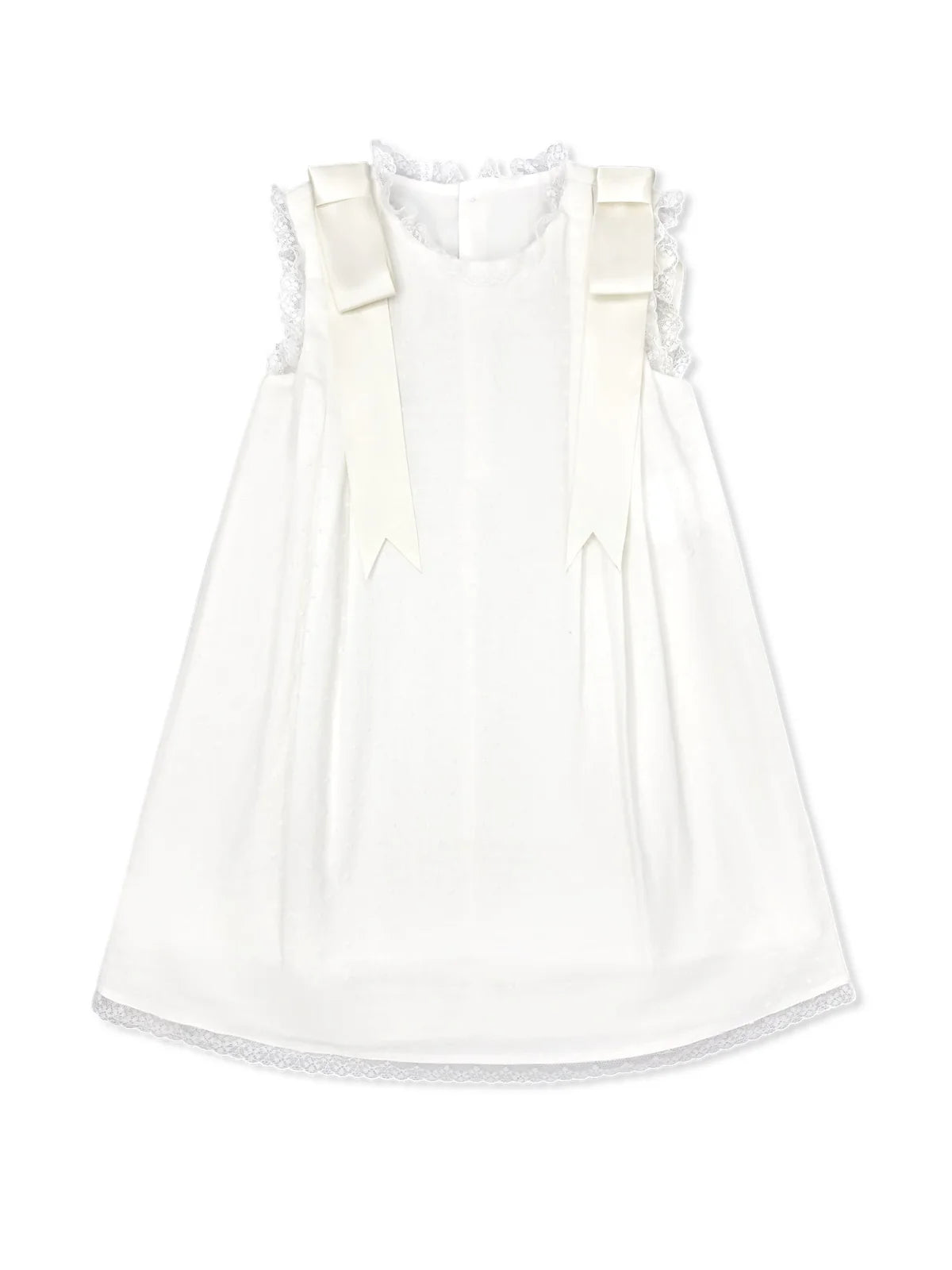 Patricia Dress: Spring White Swiss Dot